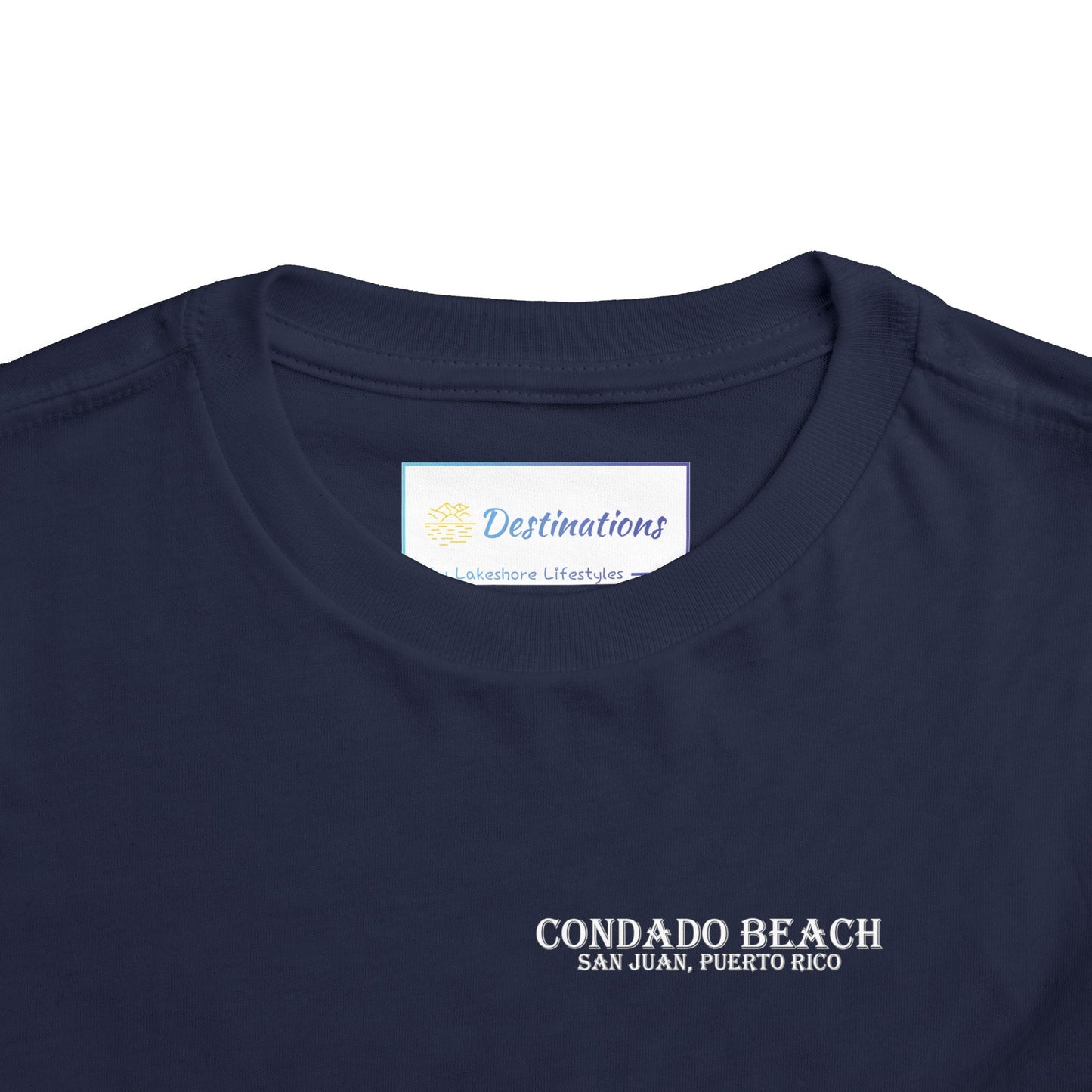 Coastal Vibes Condado Beach Unisex Toddler Short Sleeve Tee