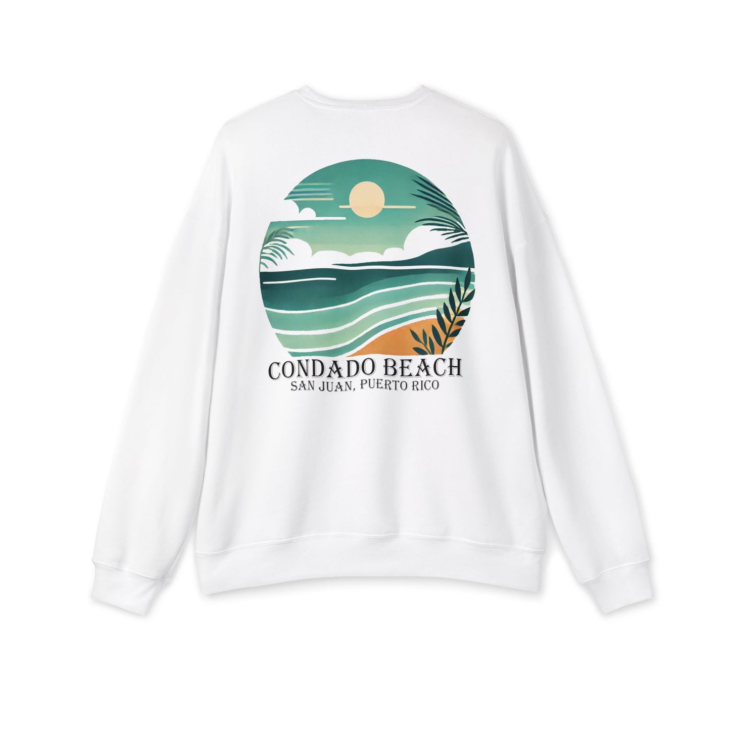 Coastal Vibes Condado Beach Unisex Drop Shoulder Sweatshirt