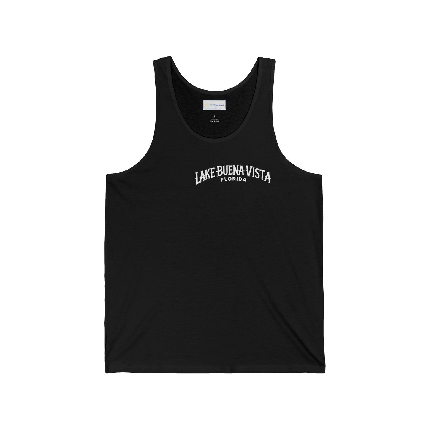 Adventurous Lake Buena Vista Unisex Jersey Tank
