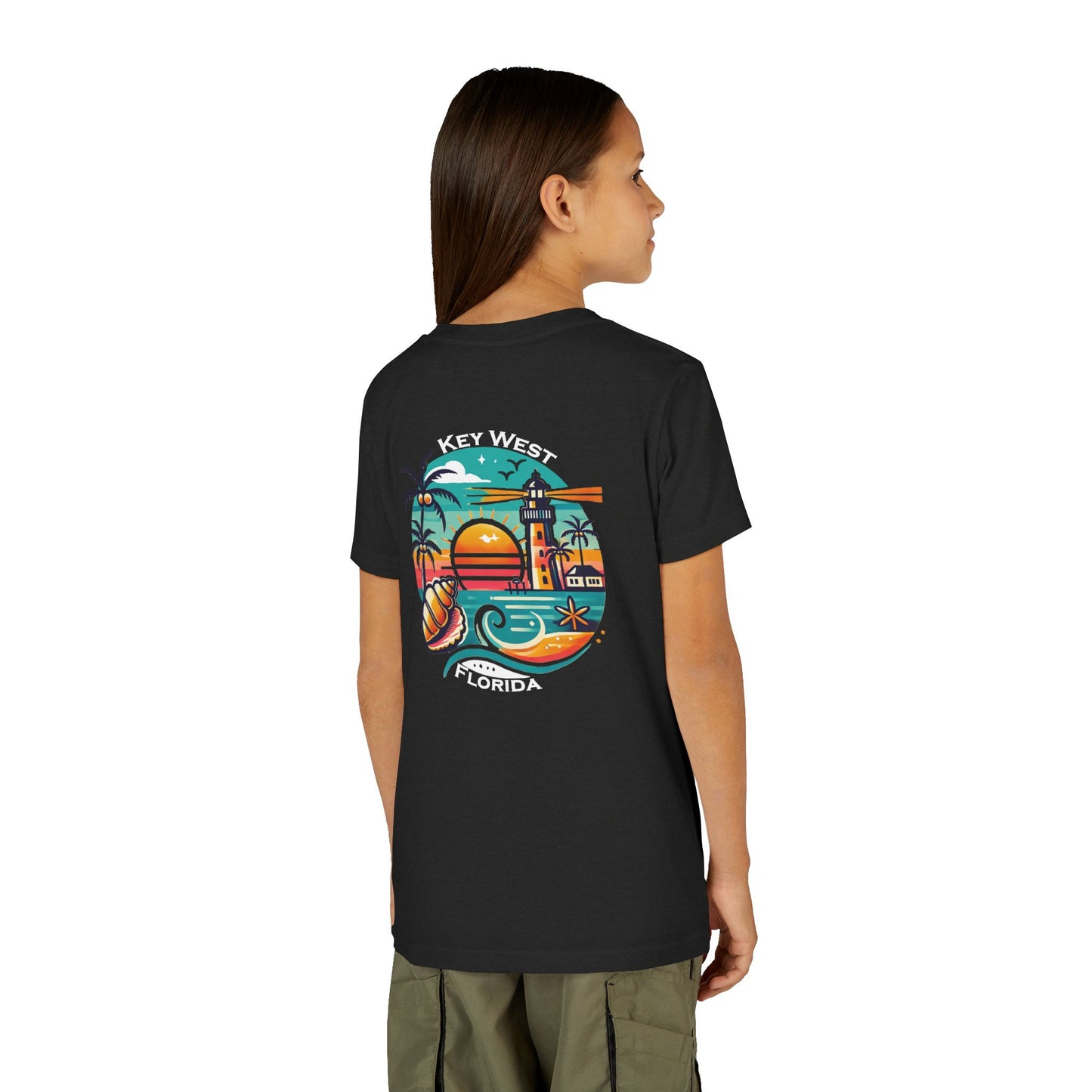 Vibrant Key West Youth Short Sleeve Tee