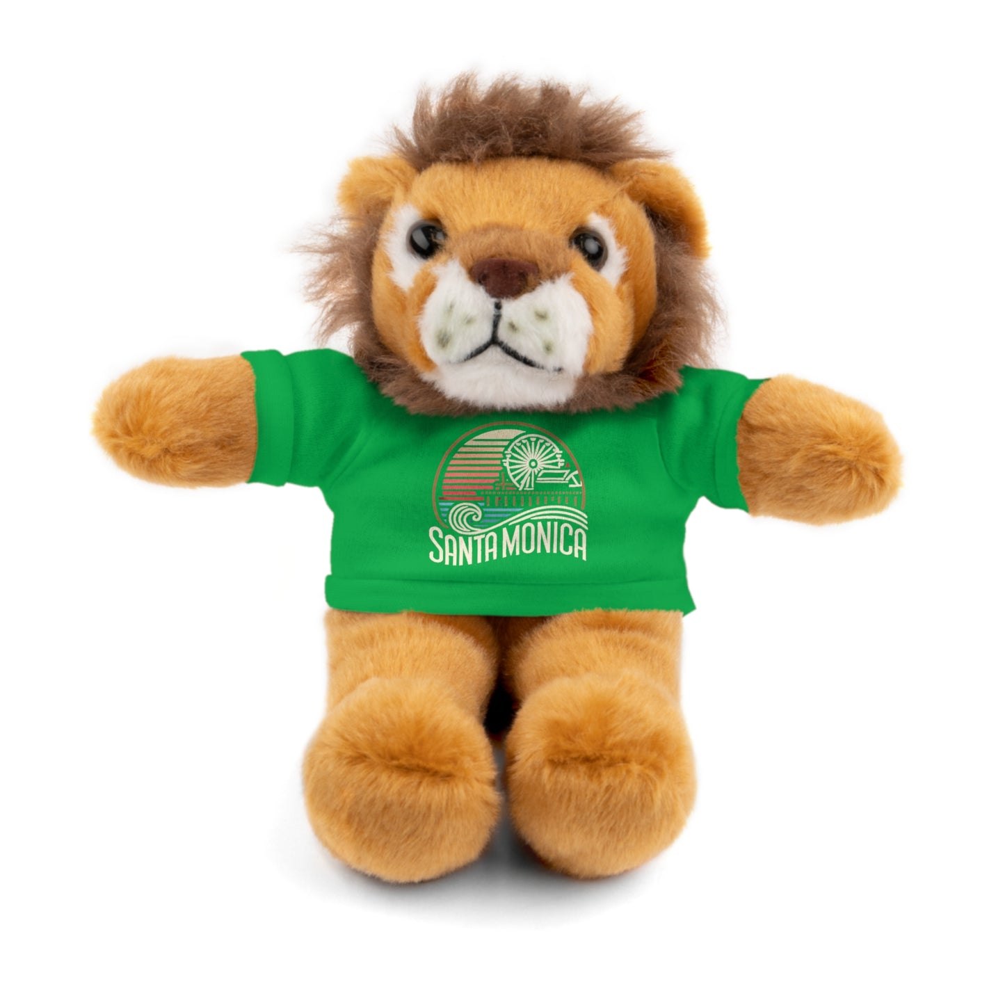 Vibrant Santa Monica Stuffed Animals with Tee