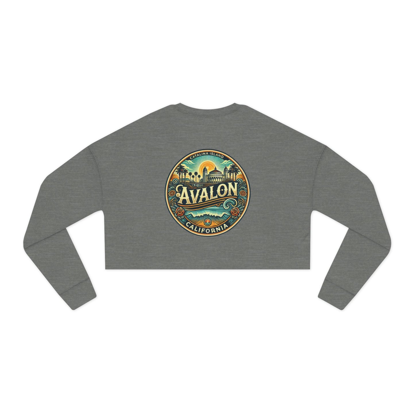 Elegant Avalon Women's Cropped Sweatshirt