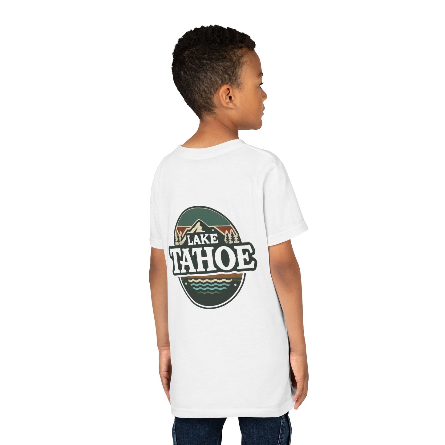 Vintage Lake Tahoe Unisex Youth Short Sleeve Tee