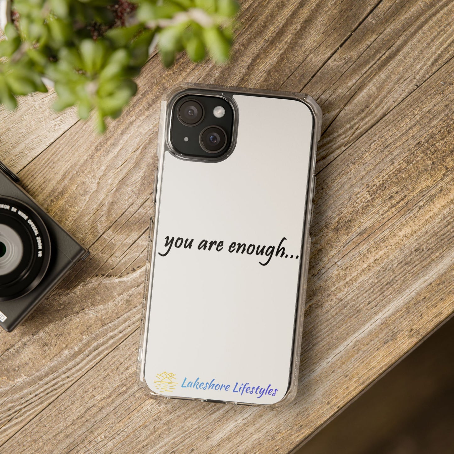 You Are Enough Magnetic Clear Impact Case