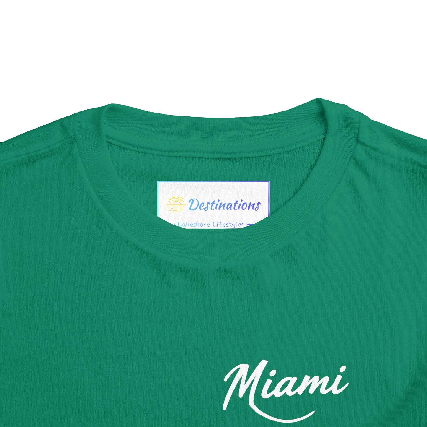 Retro Miami Unisex Toddler Short Sleeve Tee