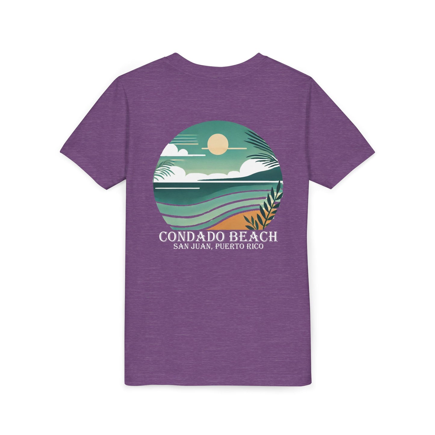 Coastal Vibes Condado Beach Unisex Youth Short Sleeve Tee
