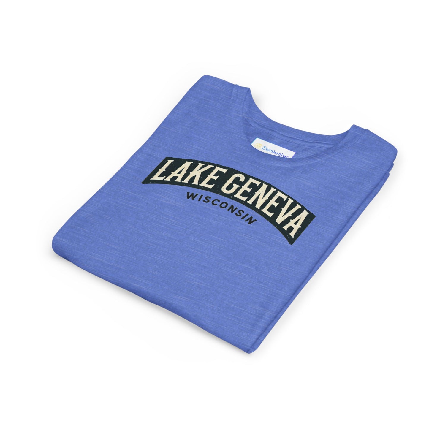 Vintage Lake Geneva Unisex Youth Short Sleeve Tee