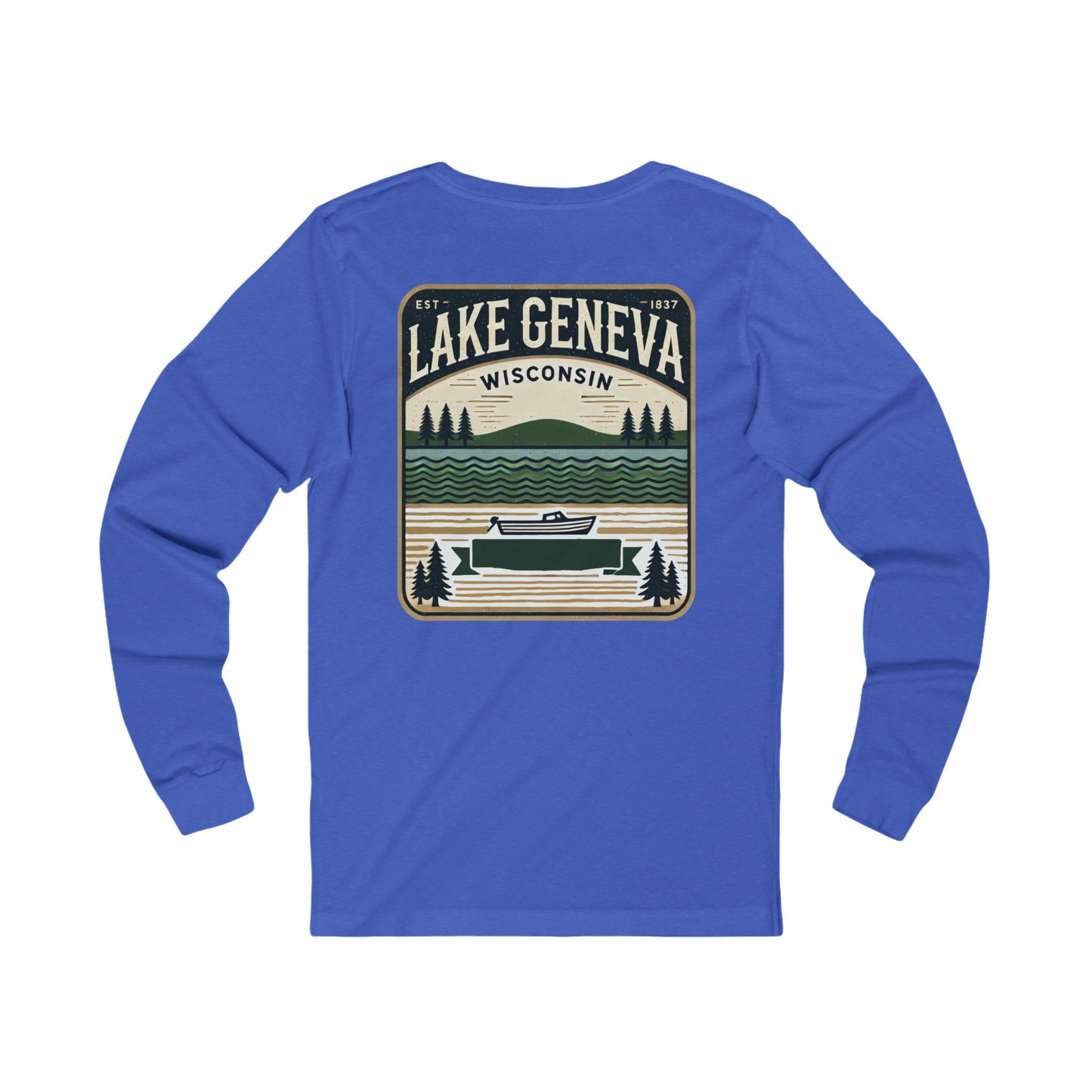 Vintage Lake Geneva Unisex Jersey Long Sleeve Tee