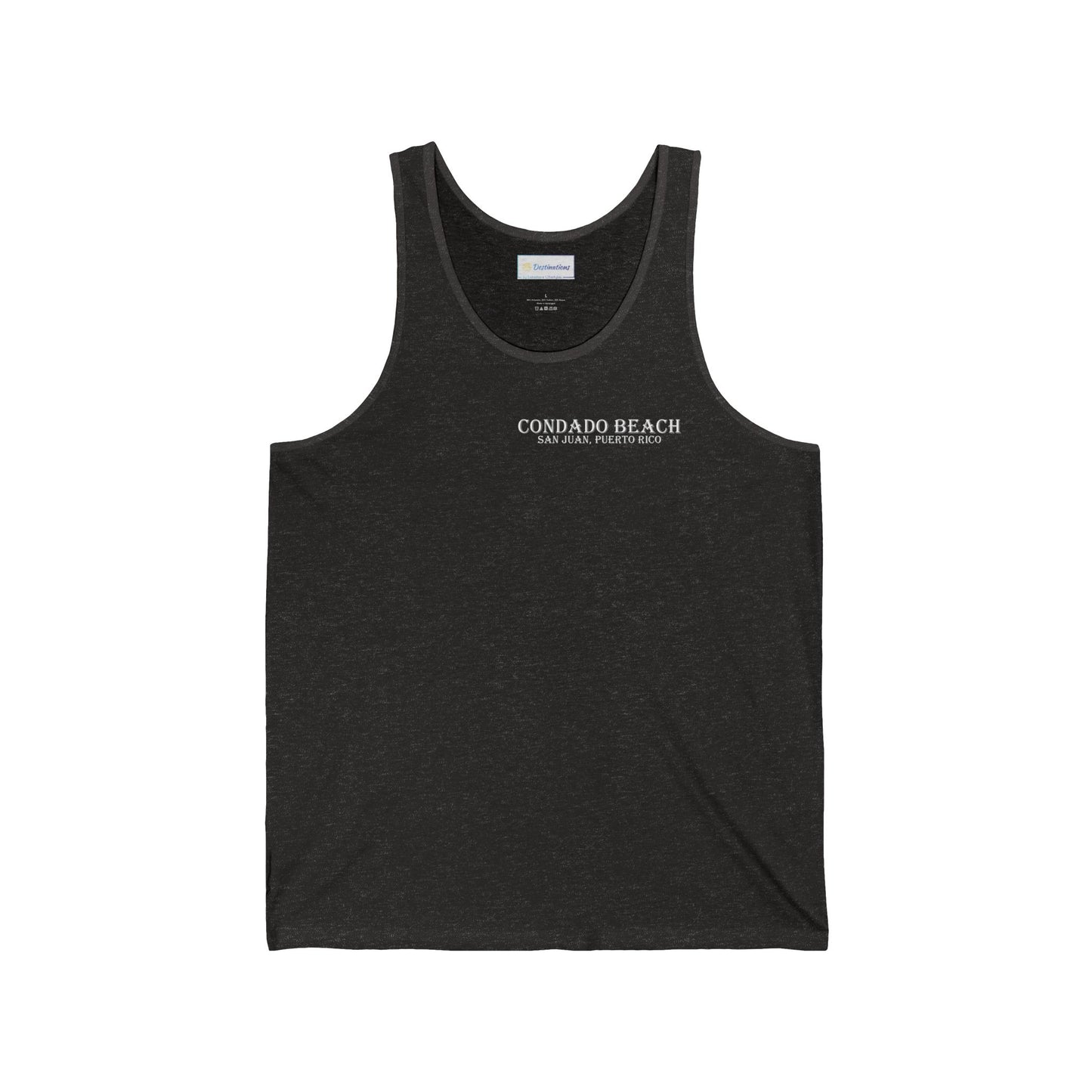 Coastal Vibes Condado Beach Unisex Jersey Tank