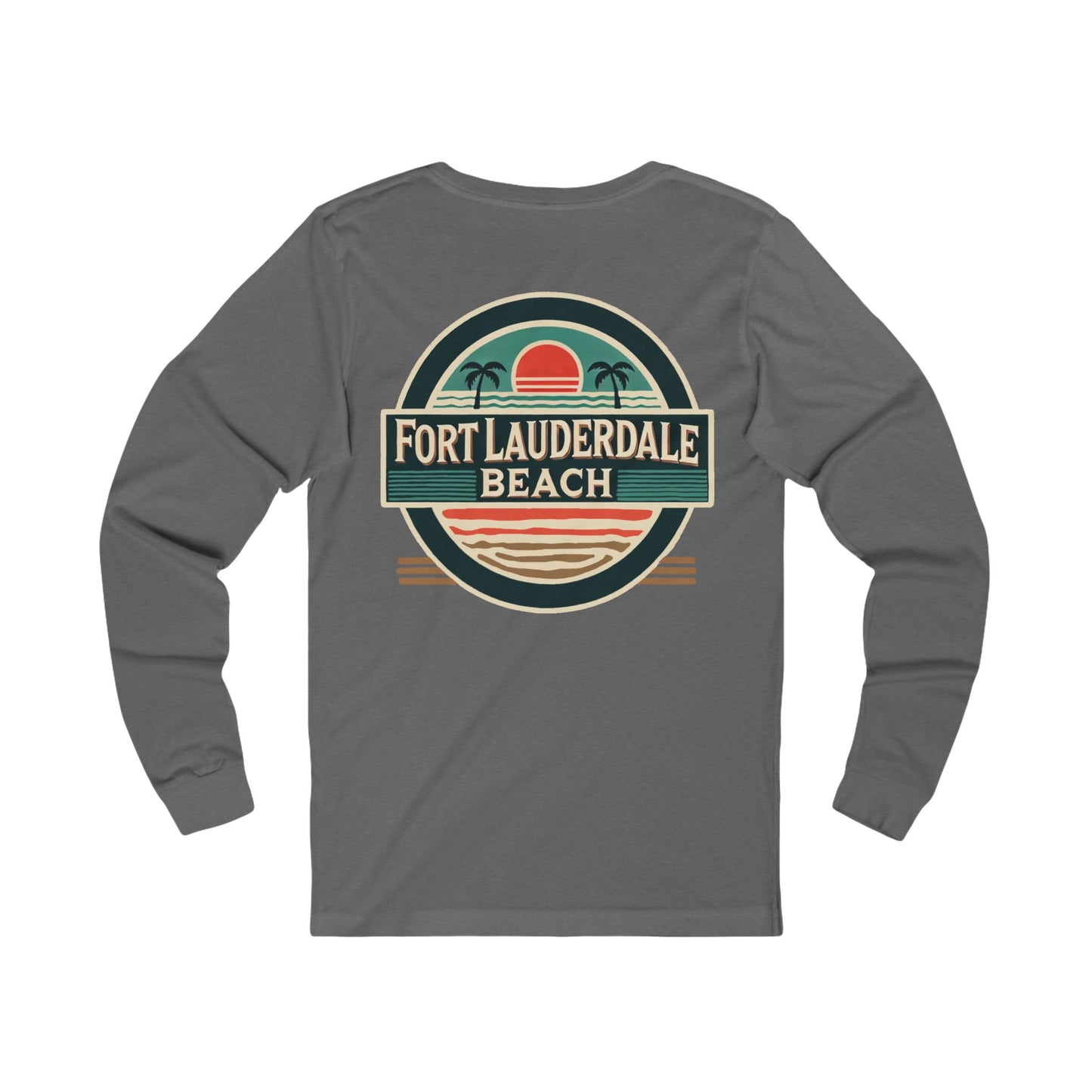 Vintage Fort Lauderdale Unisex Jersey Long Sleeve Tee