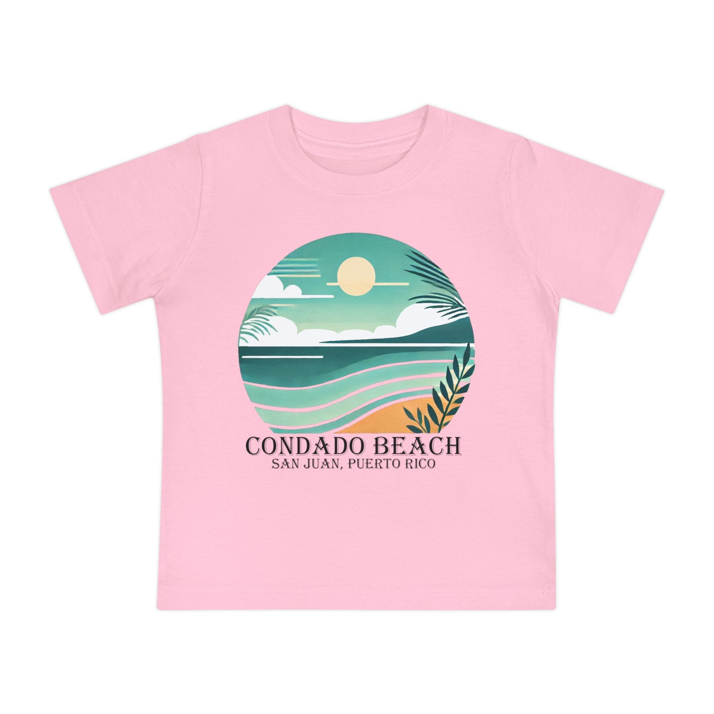 Coastal Vibes Condado Beach Unisex Baby Short Sleeve T-Shirt