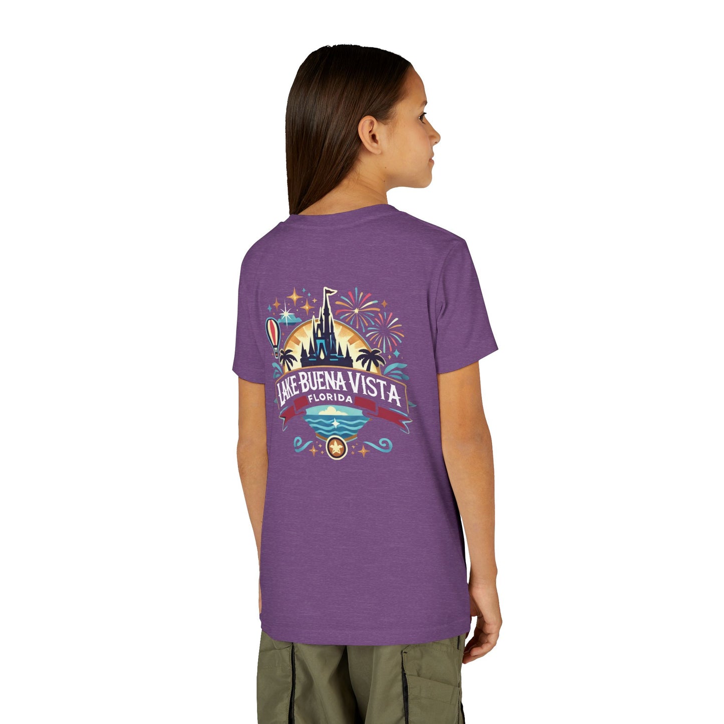 Adventurous Lake Buena Vista Unisex Youth Short Sleeve Tee