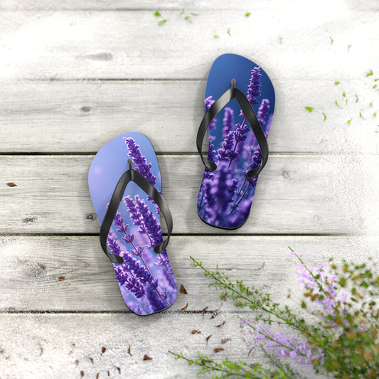 Lavender Flip Flops