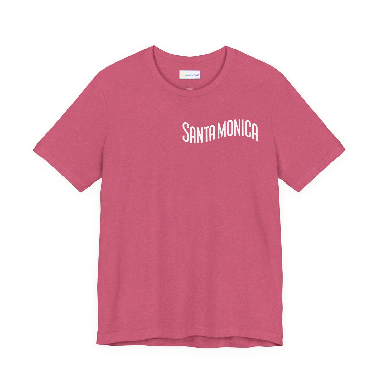 Vibrant Santa Monica Unisex Jersey Short Sleeve Tee