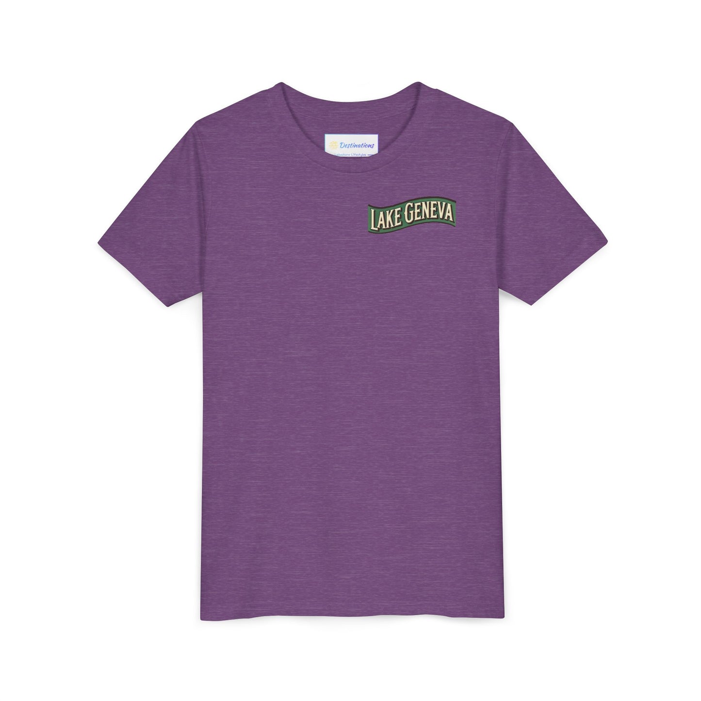 Retro Lake Geneva Unisex Youth Short Sleeve Tee