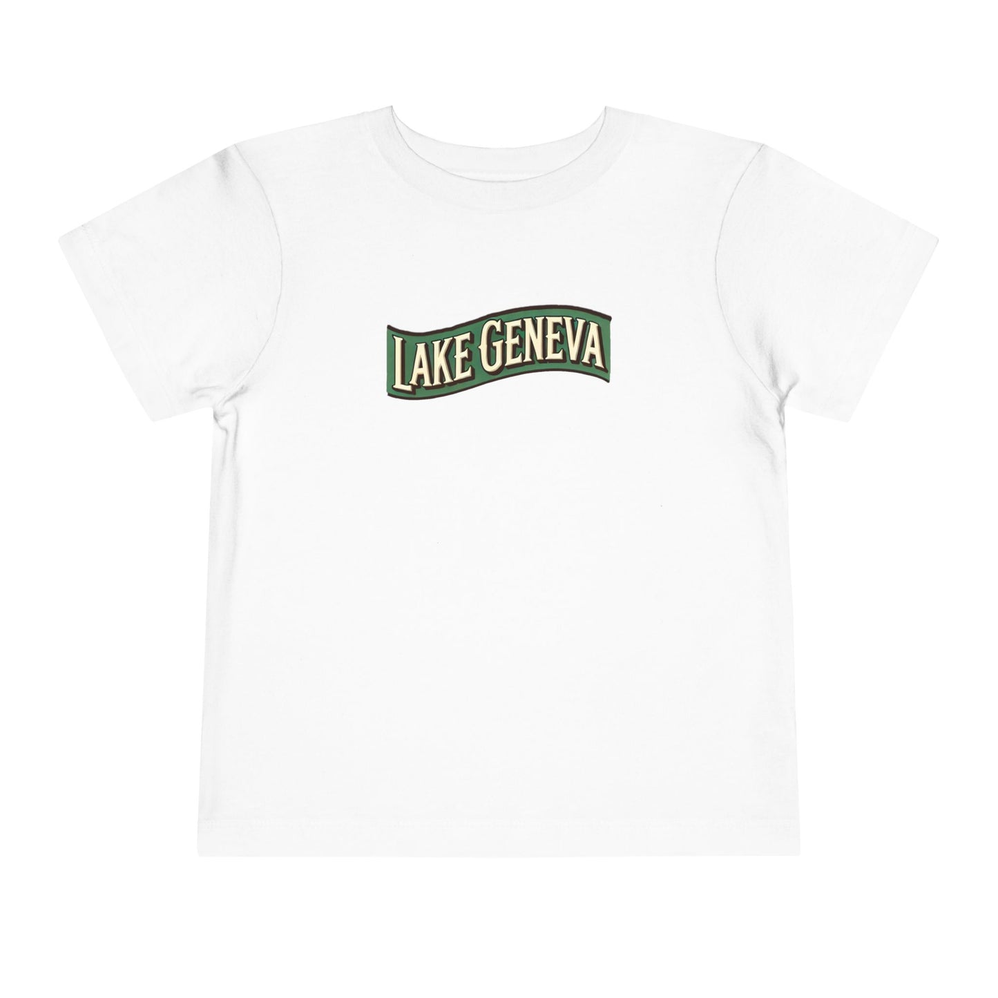 Retro Lake Geneva Unisex Toddler Short Sleeve Tee