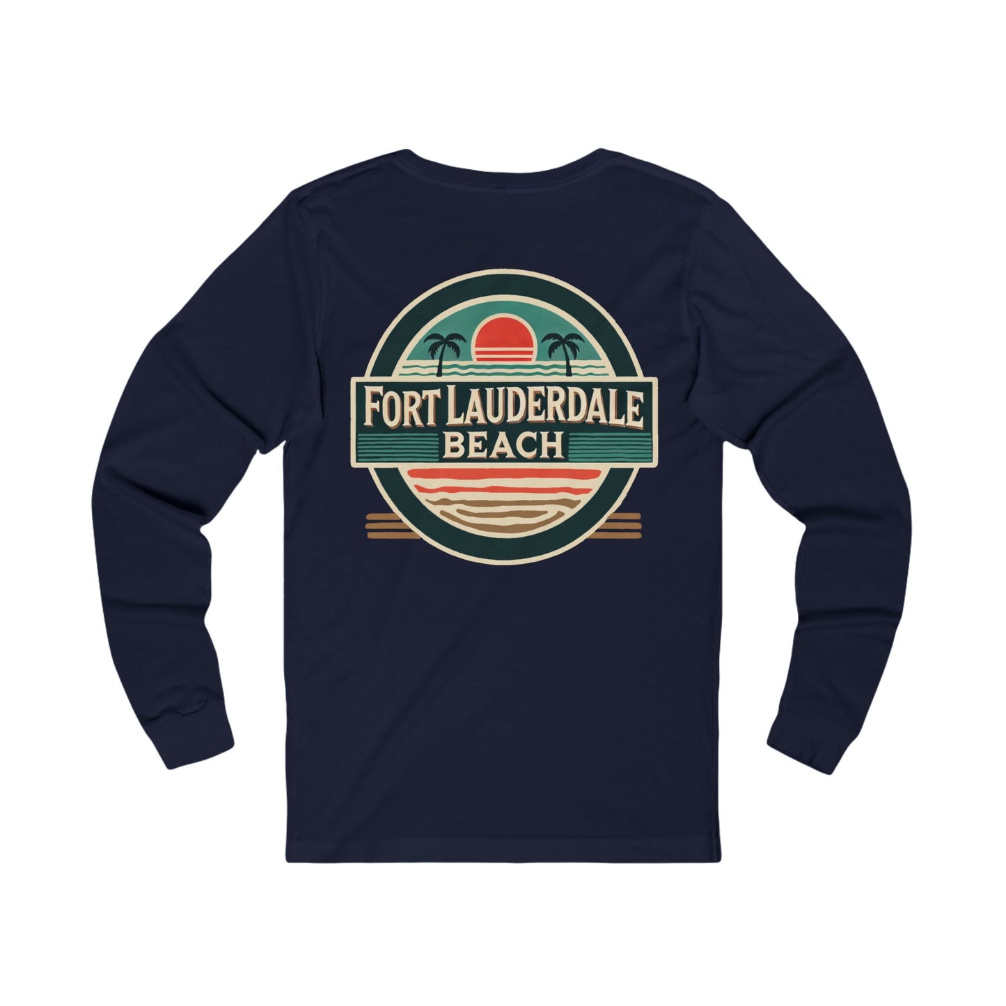 Vintage Fort Lauderdale Unisex Jersey Long Sleeve Tee