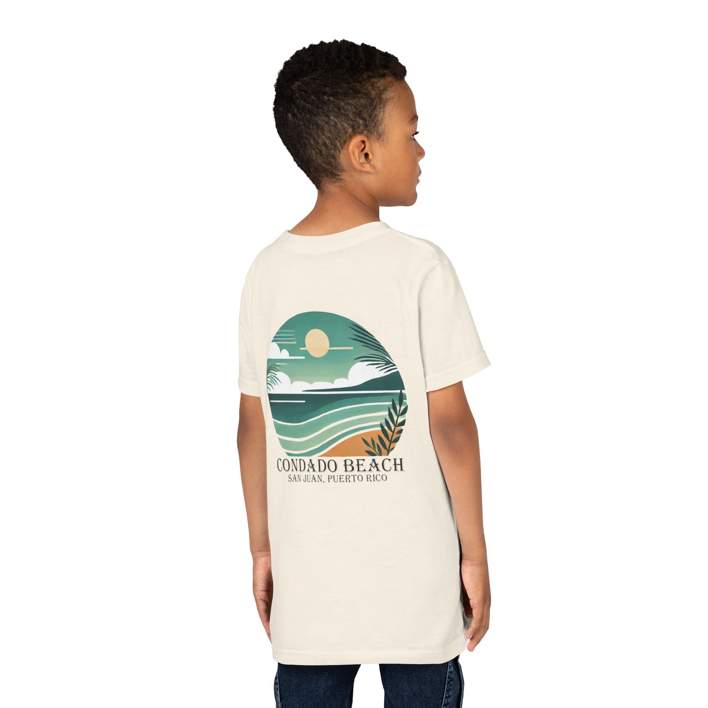 Coastal Vibes Condado Beach Unisex Youth Short Sleeve Tee