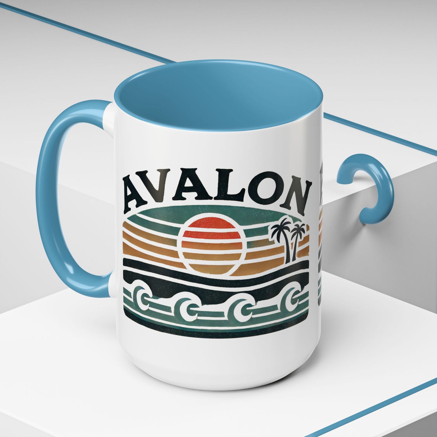 Retro Avalon Accent Coffee Mug