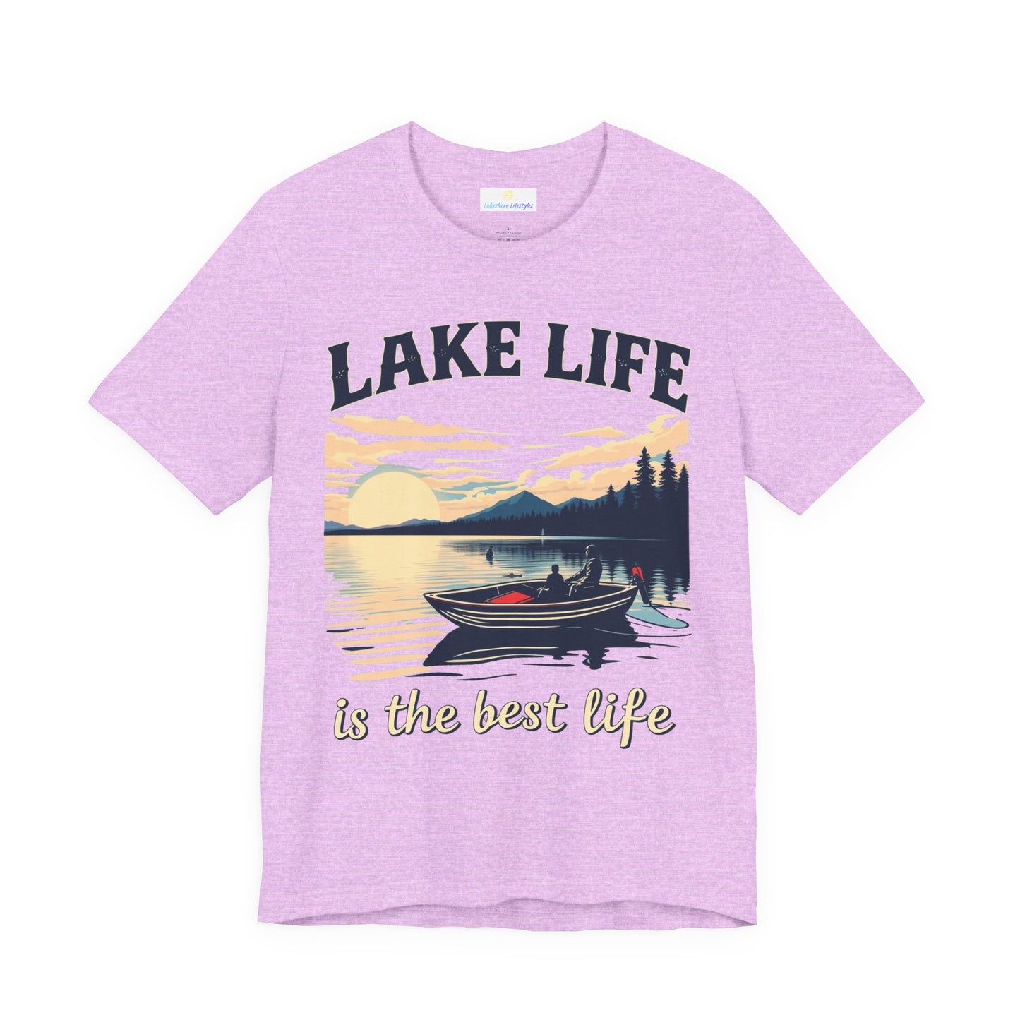 Lake Life is the Best Life Unisex Jersey Short Sleeve Tee