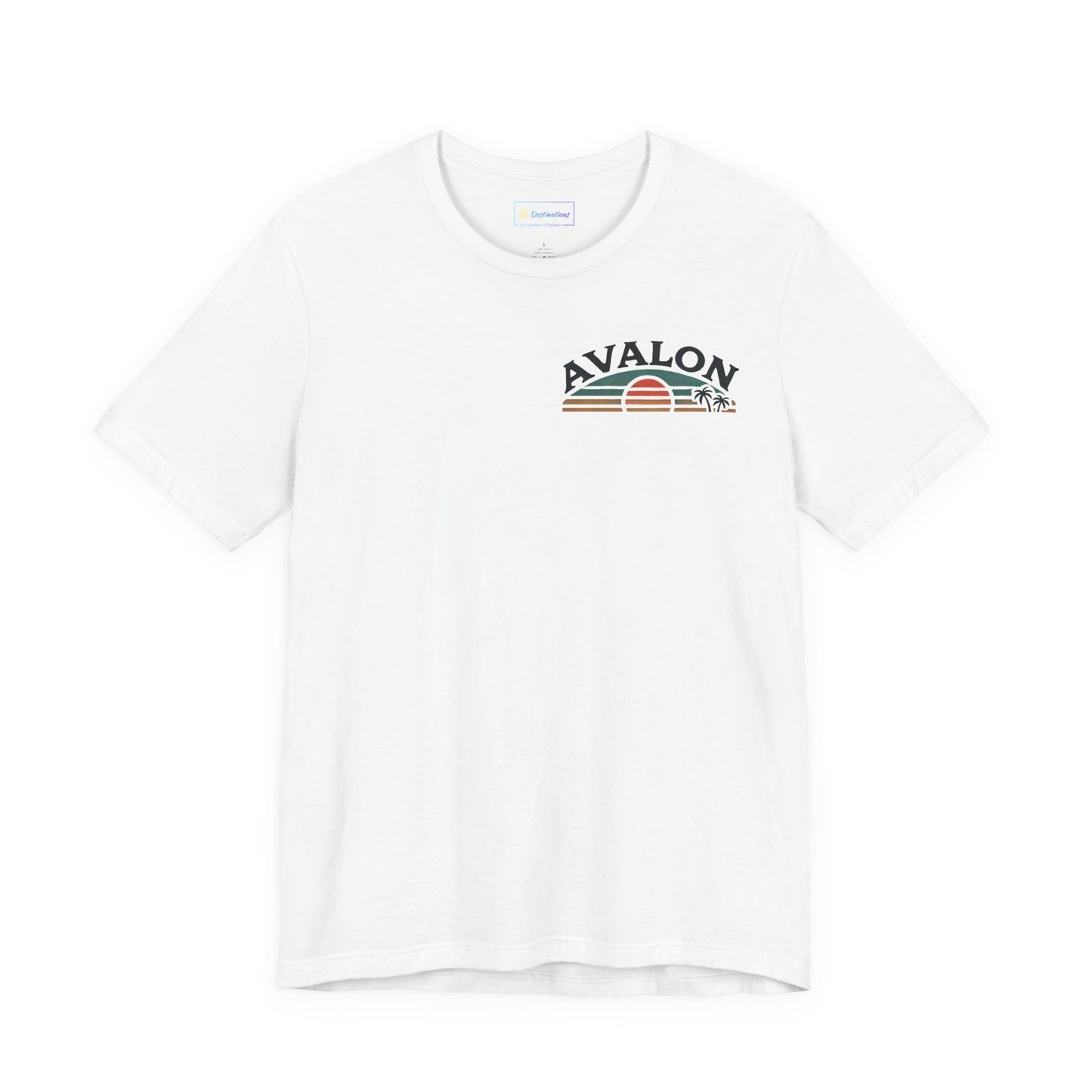 Retro Avalon Sunset Unisex Jersey Tee