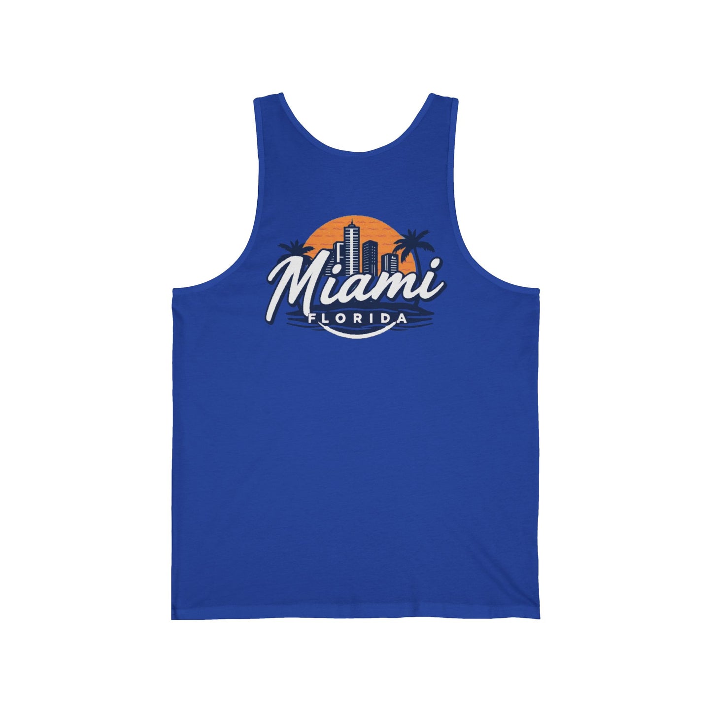 Retro Miami Unisex Jersey Tank