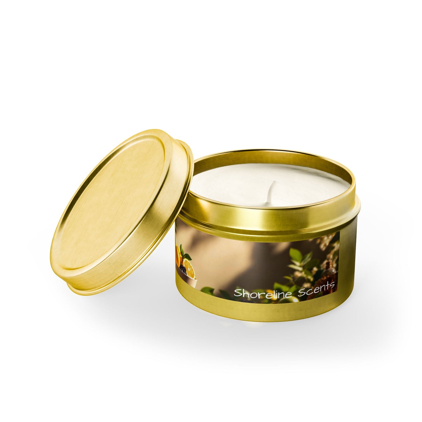 Spa Retreat Scented Rustic Tin Candle