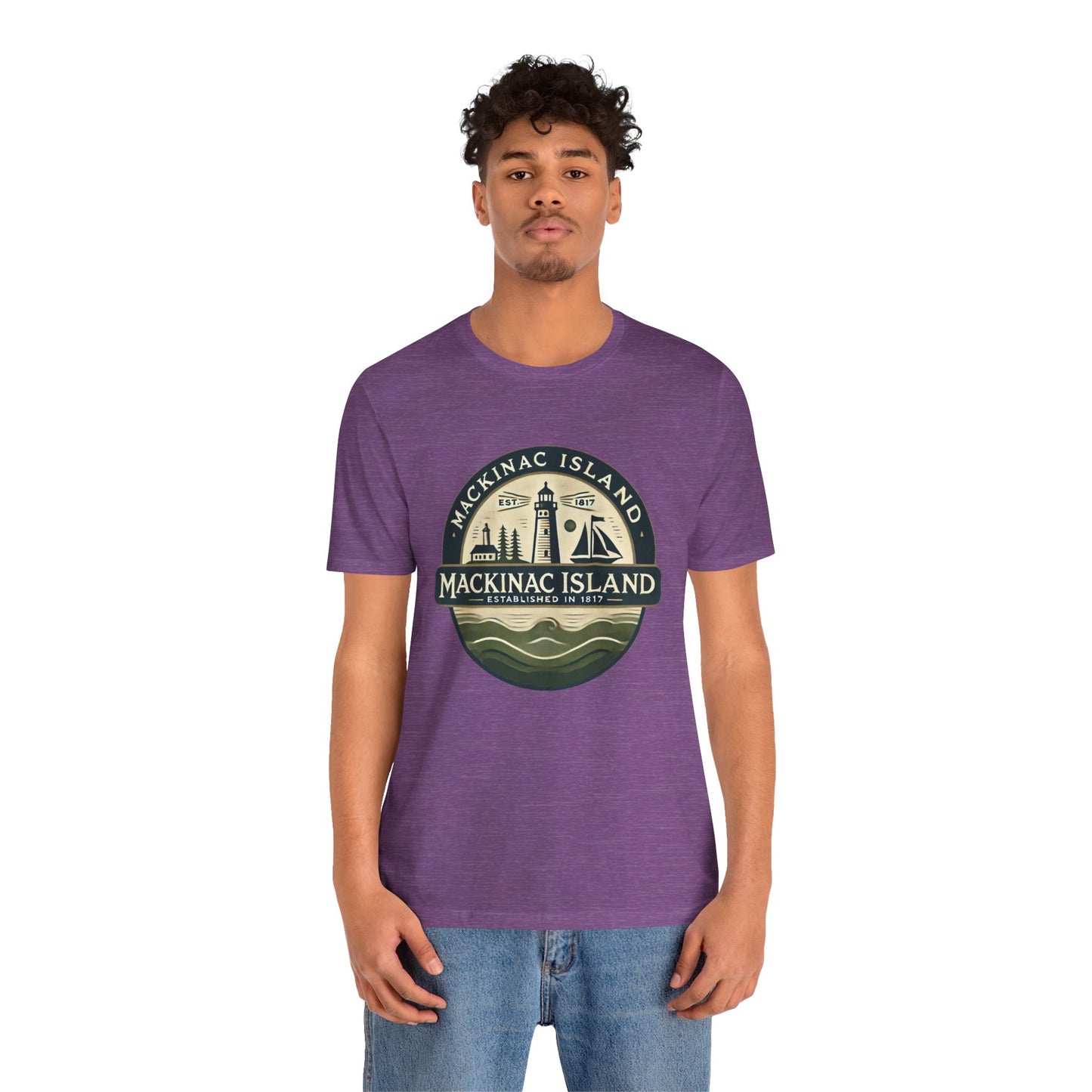 Vintage Mackinac Island Unisex Jersey Short Sleeve Tee