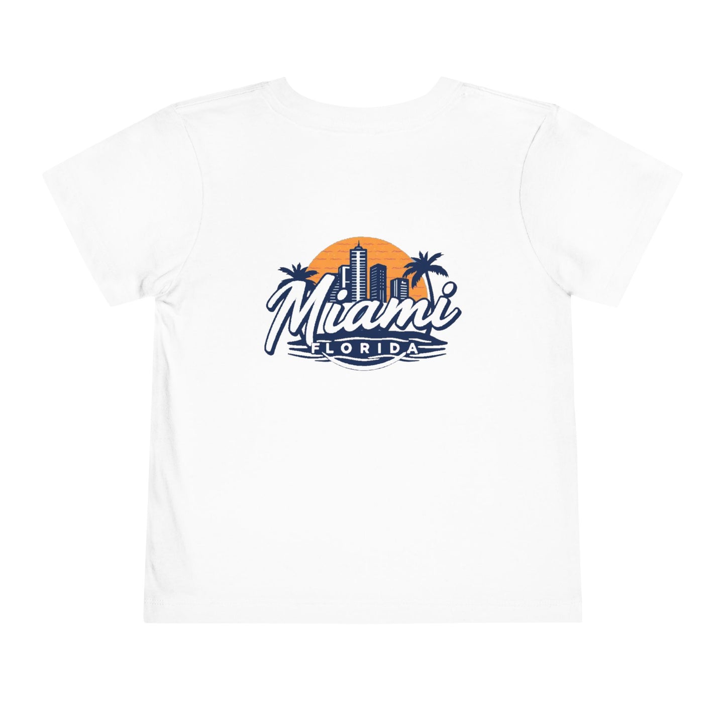 Retro Miami Unisex Toddler Short Sleeve Tee