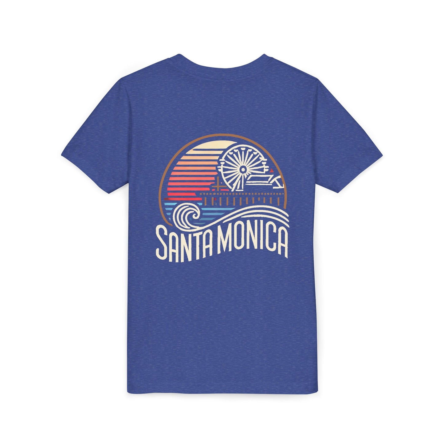 Vibrant Santa Monica Youth Short Sleeve Tee