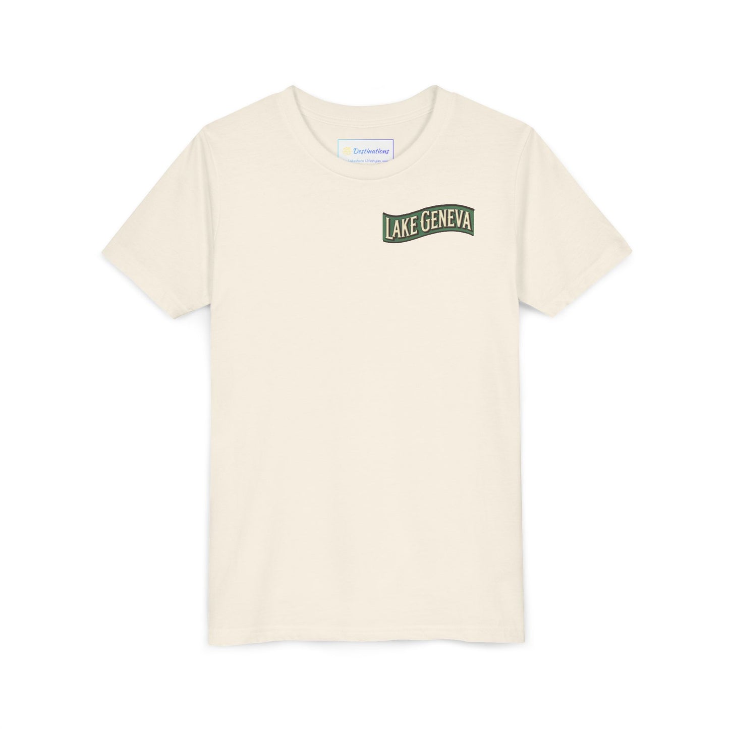 Retro Lake Geneva Unisex Youth Short Sleeve Tee
