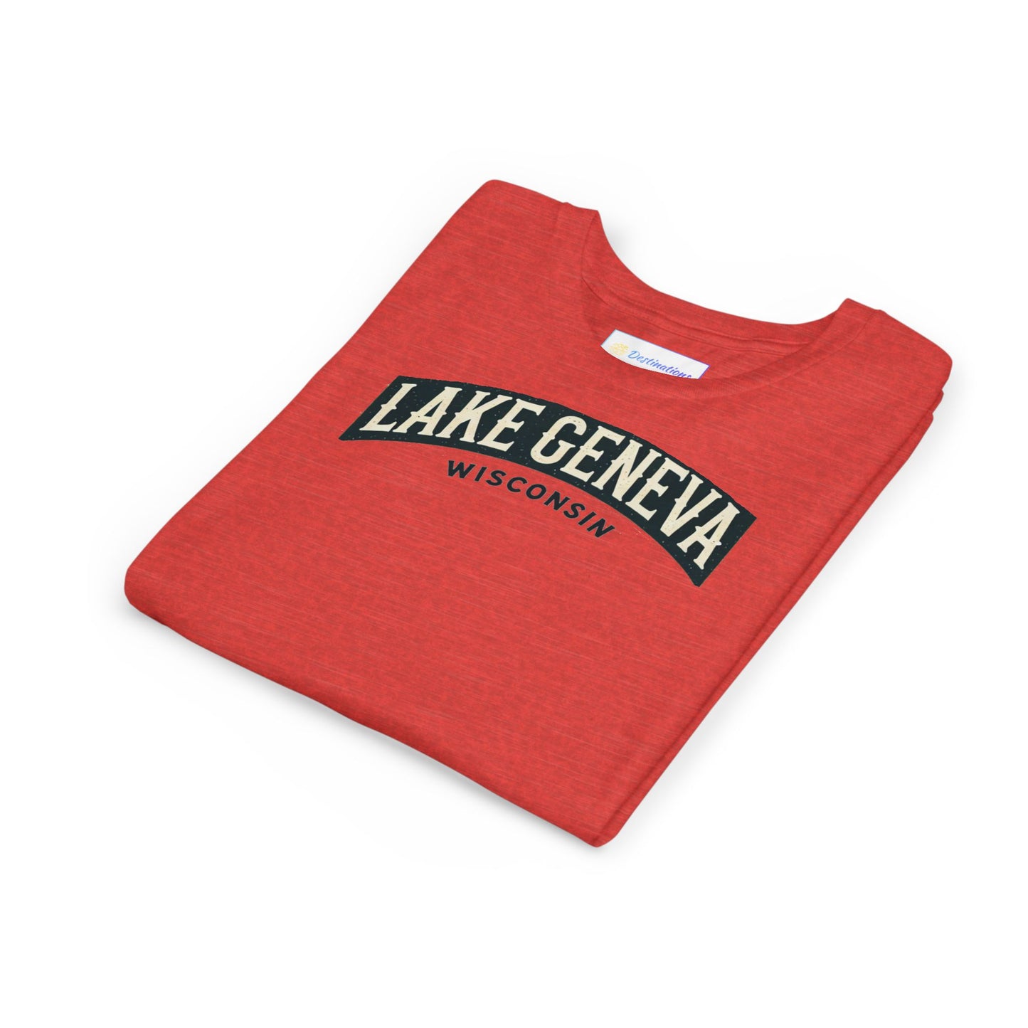 Vintage Lake Geneva Unisex Youth Short Sleeve Tee