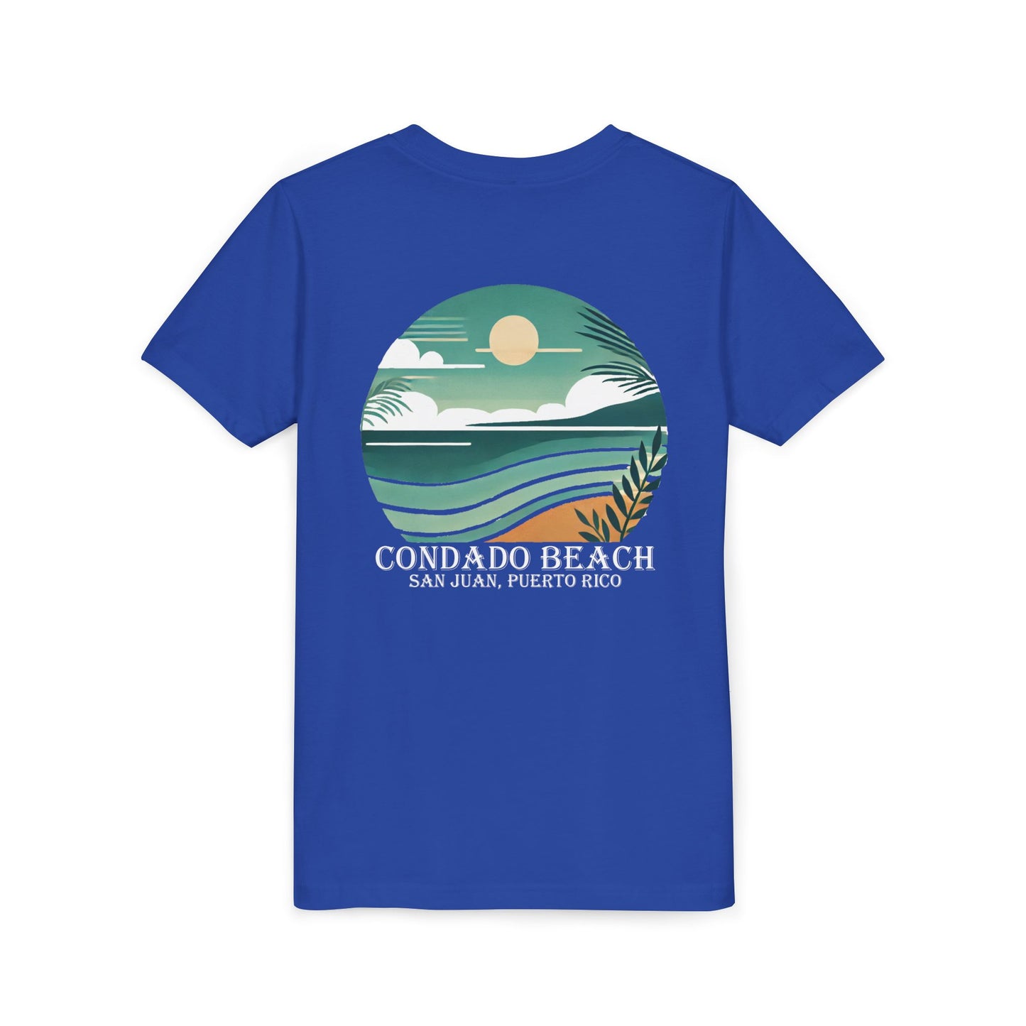 Coastal Vibes Condado Beach Unisex Youth Short Sleeve Tee