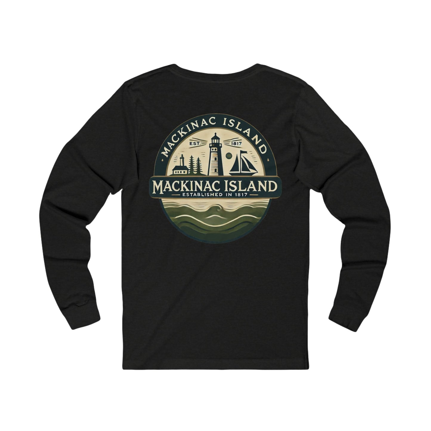 Vintage Mackinac Island Unisex Jersey Long Sleeve Tee
