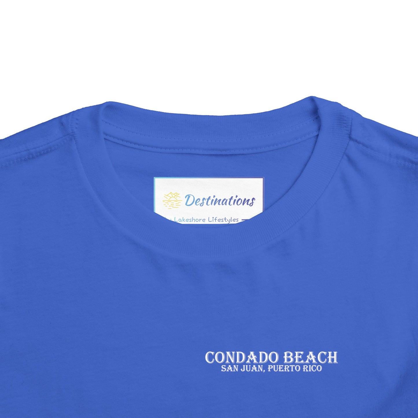 Coastal Vibes Condado Beach Unisex Toddler Short Sleeve Tee