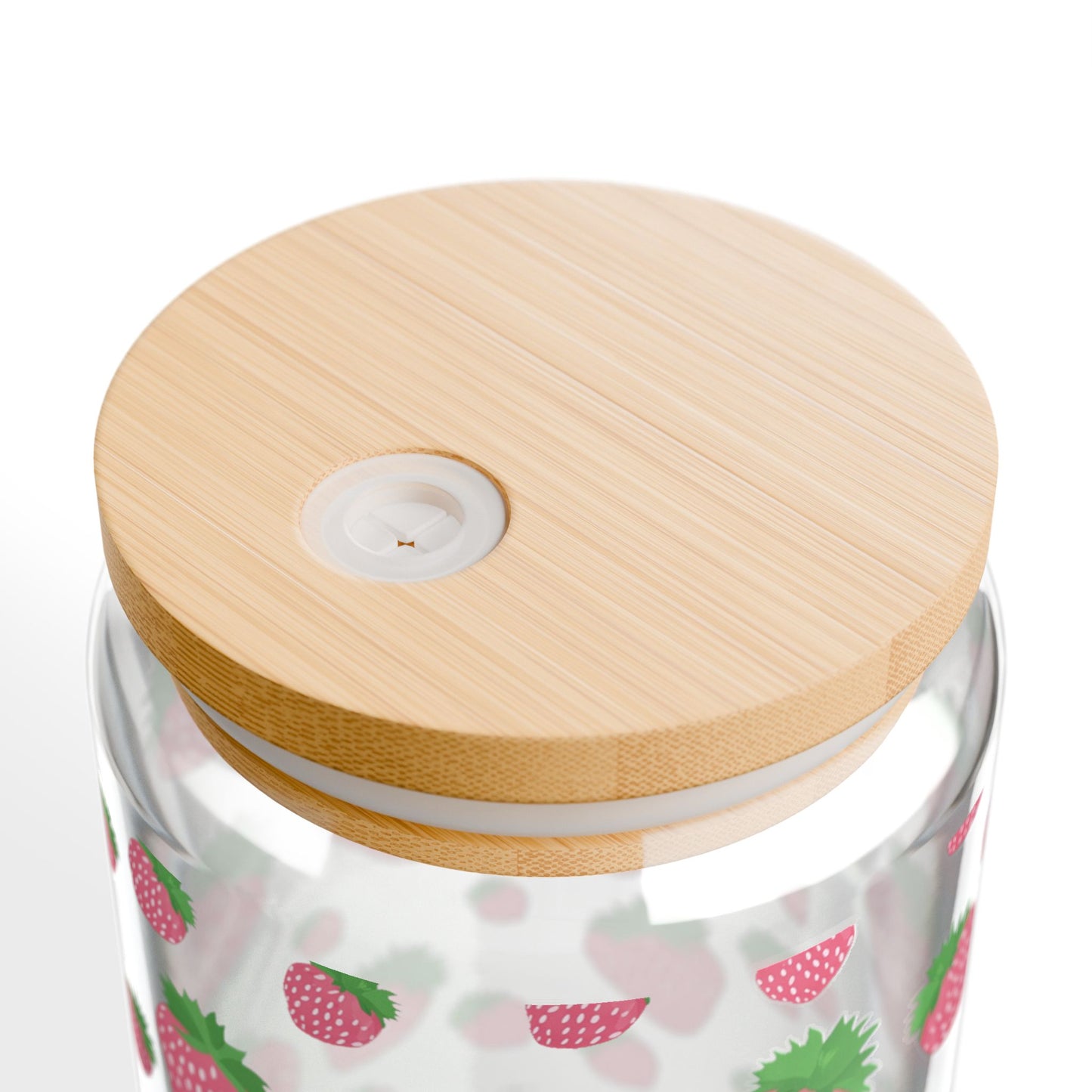 Strawberry Sipper Glass