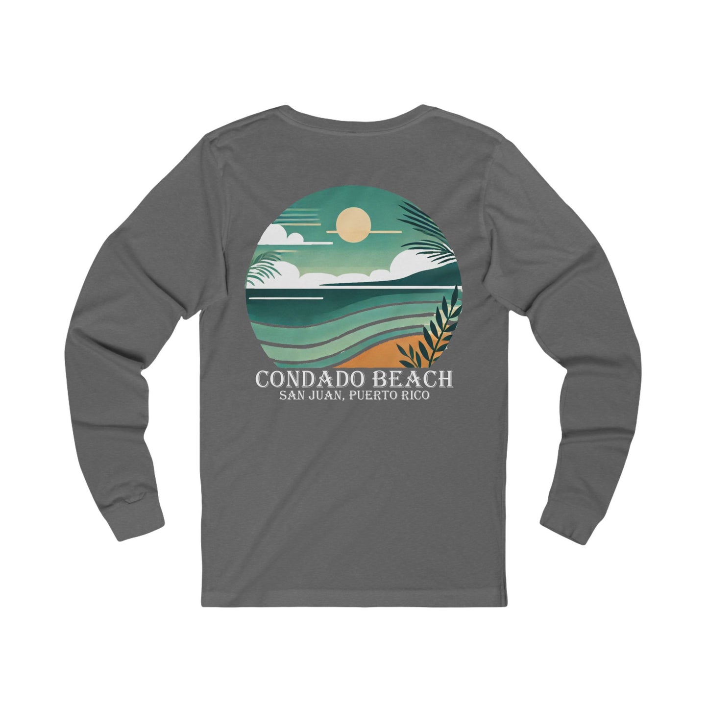 Coastal Vibes Condado Beach Unisex Jersey Long Sleeve Tee