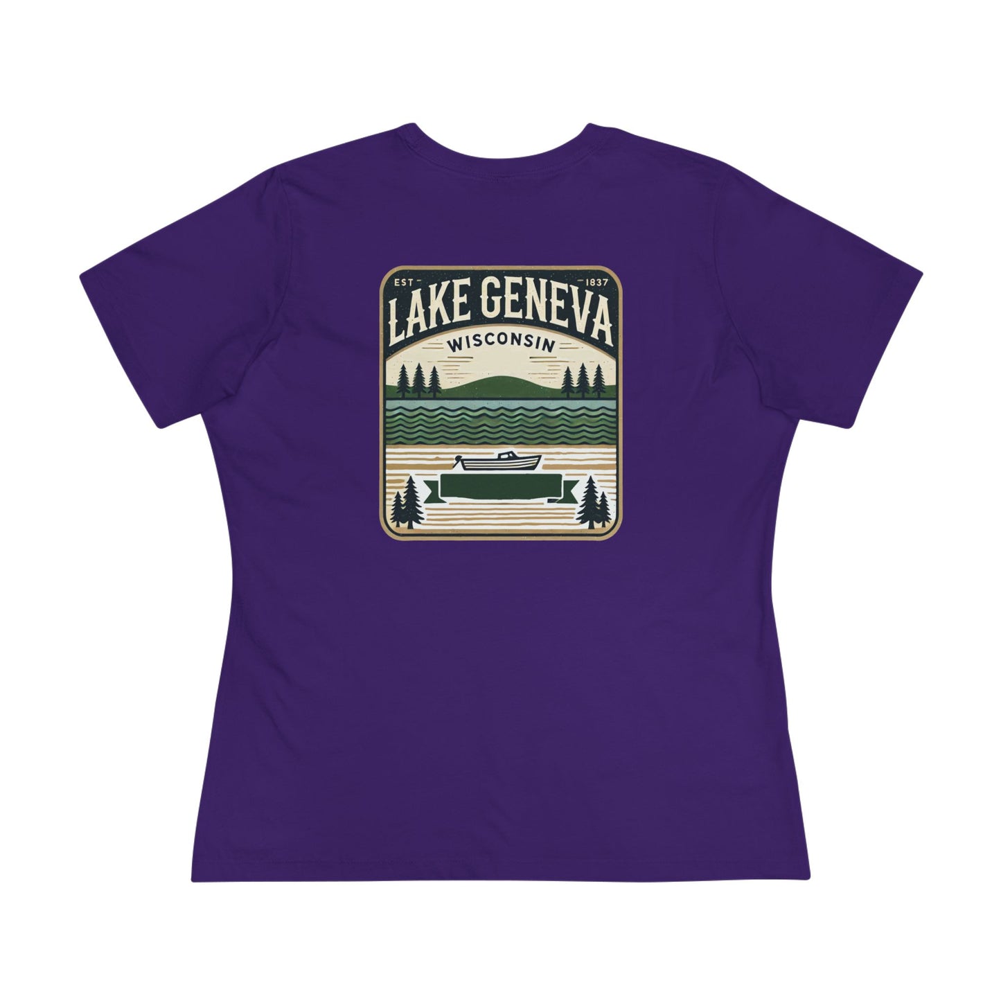 Vintage Lake Geneva Women's Cotton Tee