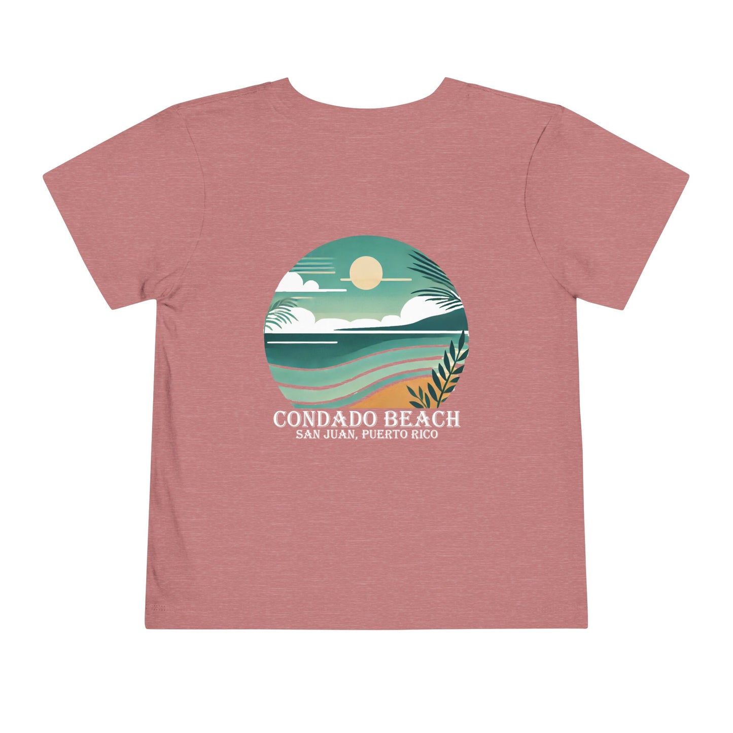 Coastal Vibes Condado Beach Unisex Toddler Short Sleeve Tee