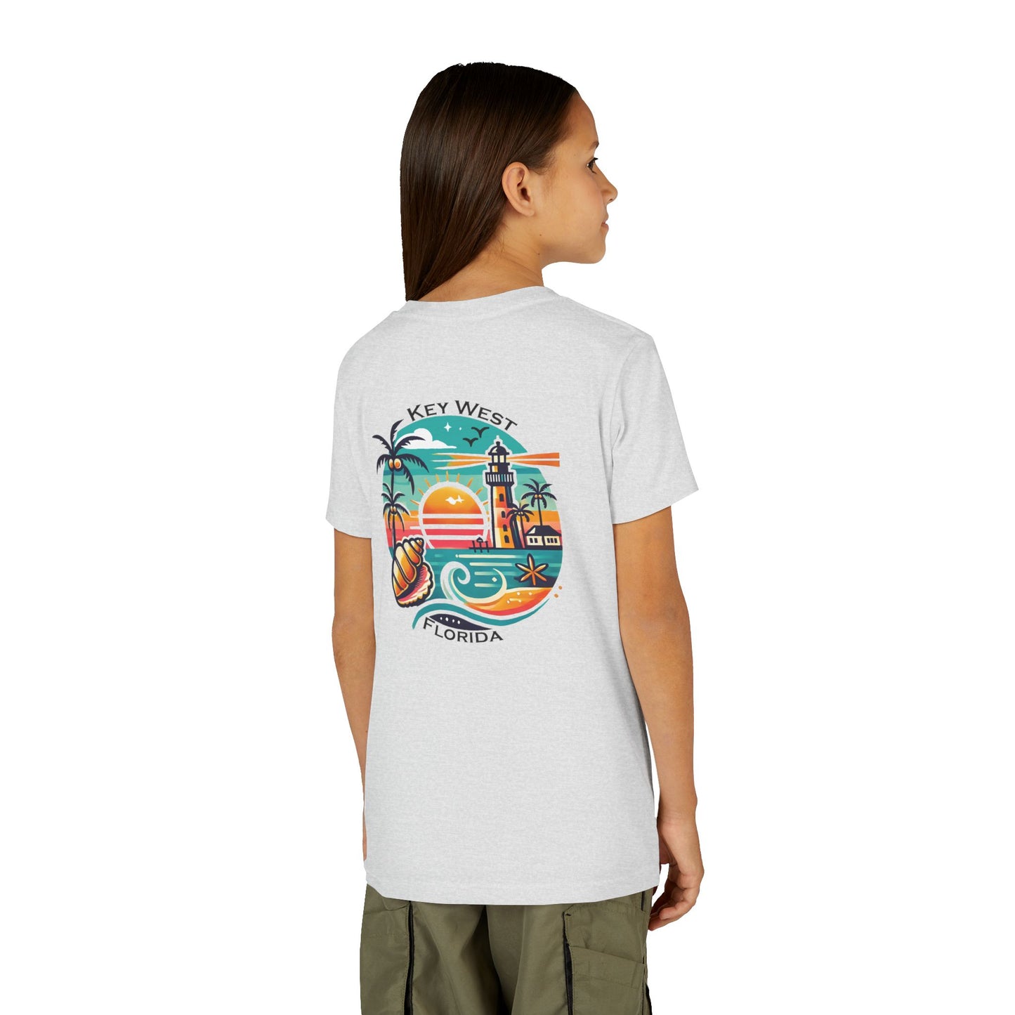 Vibrant Key West Youth Short Sleeve Tee