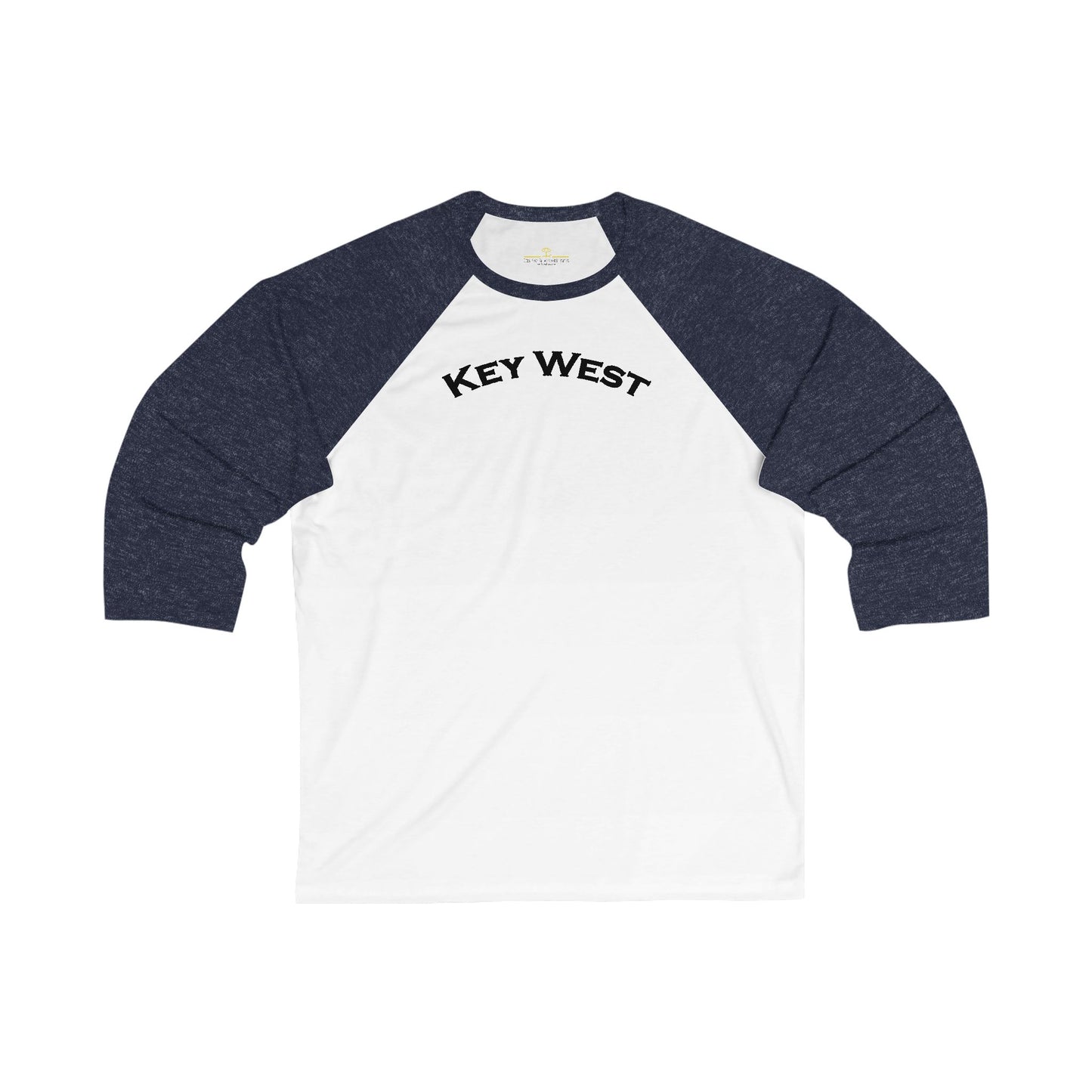 Vibrant Key West Men's 3/4 Sleeve Baseball Tee