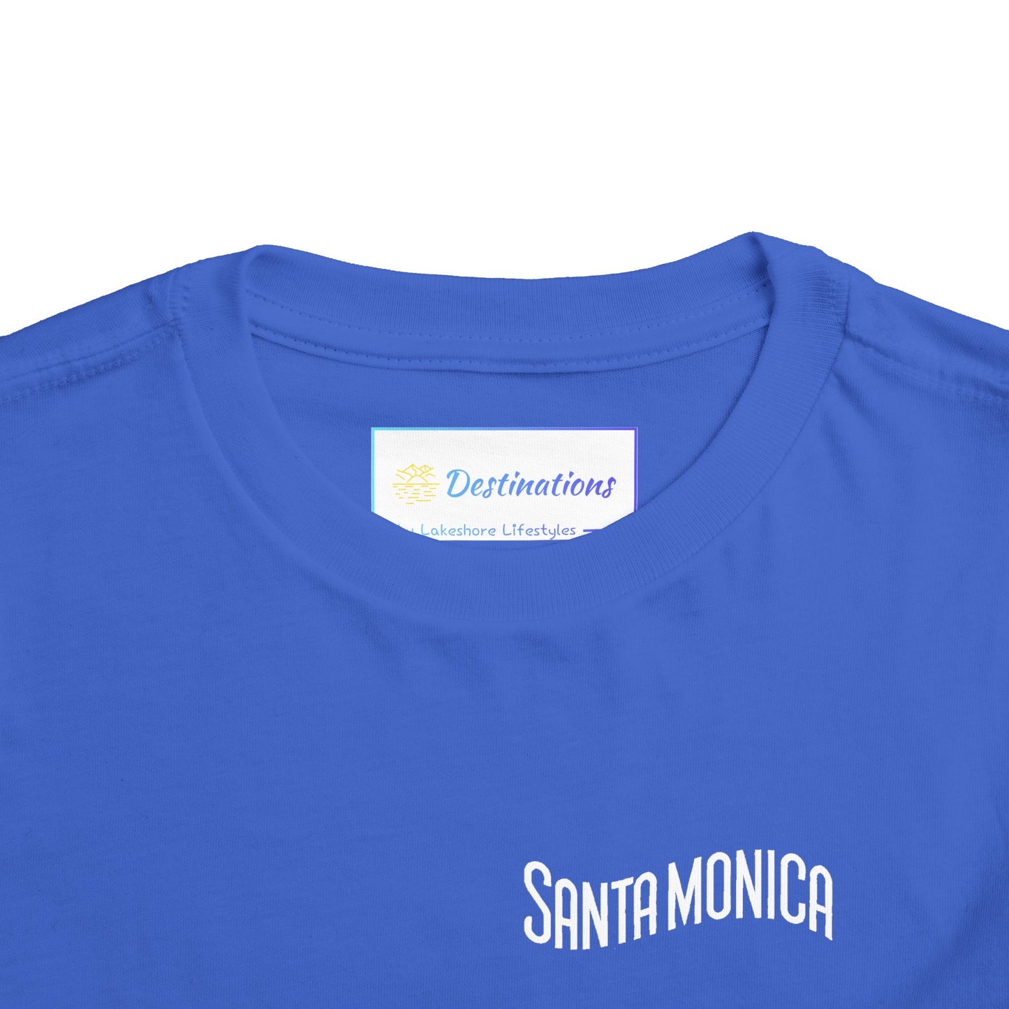 Vibrant Santa Monica Unisex Toddler Short Sleeve Tee