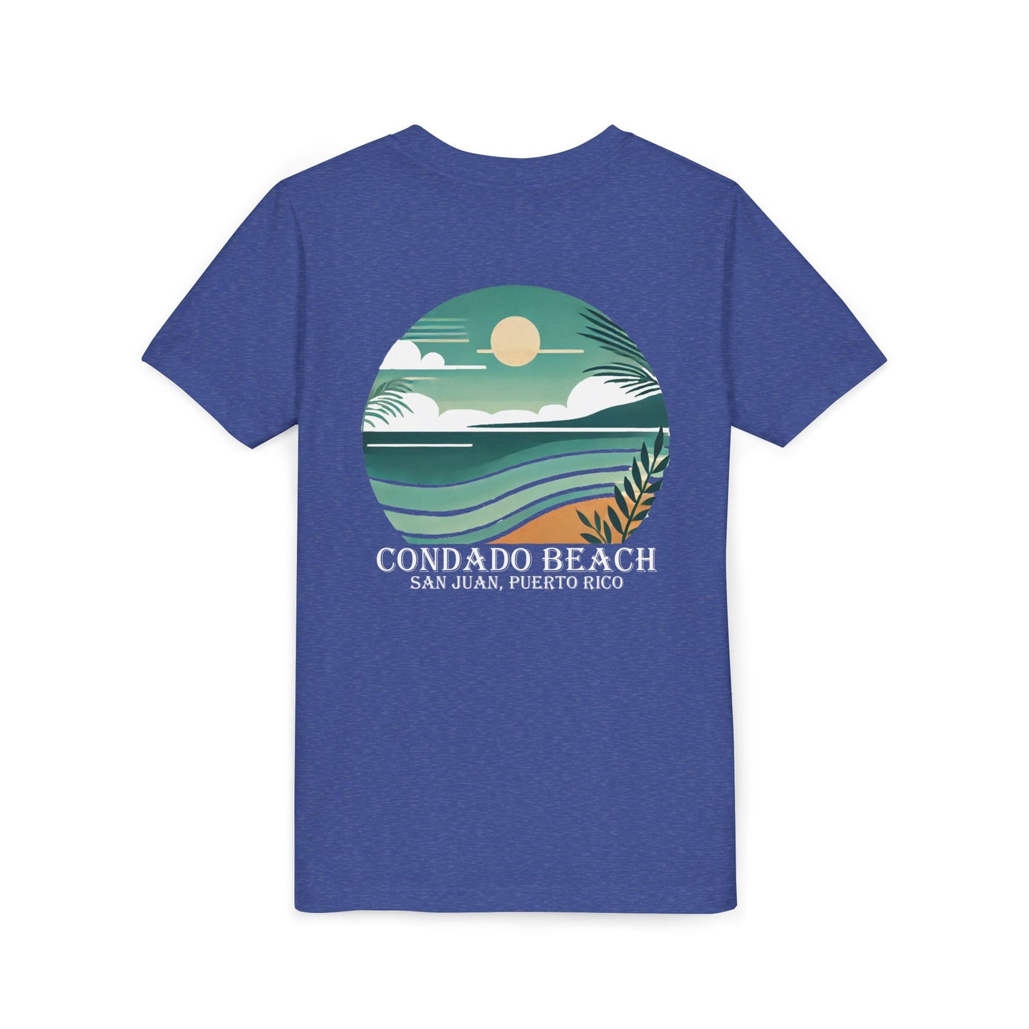 Coastal Vibes Condado Beach Unisex Youth Short Sleeve Tee