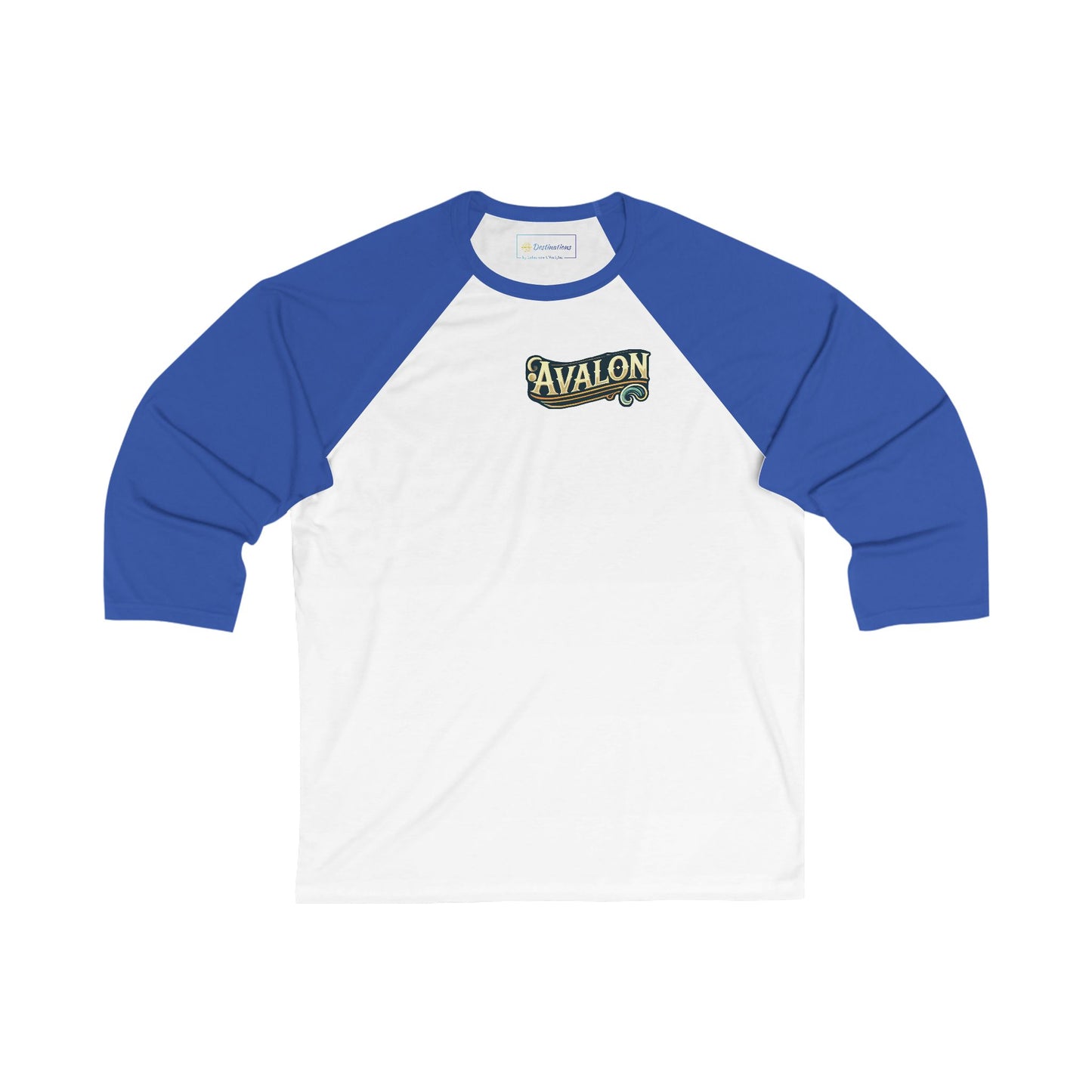 Elegant Avalon Men's 3/4 Sleeve Baseball Tee