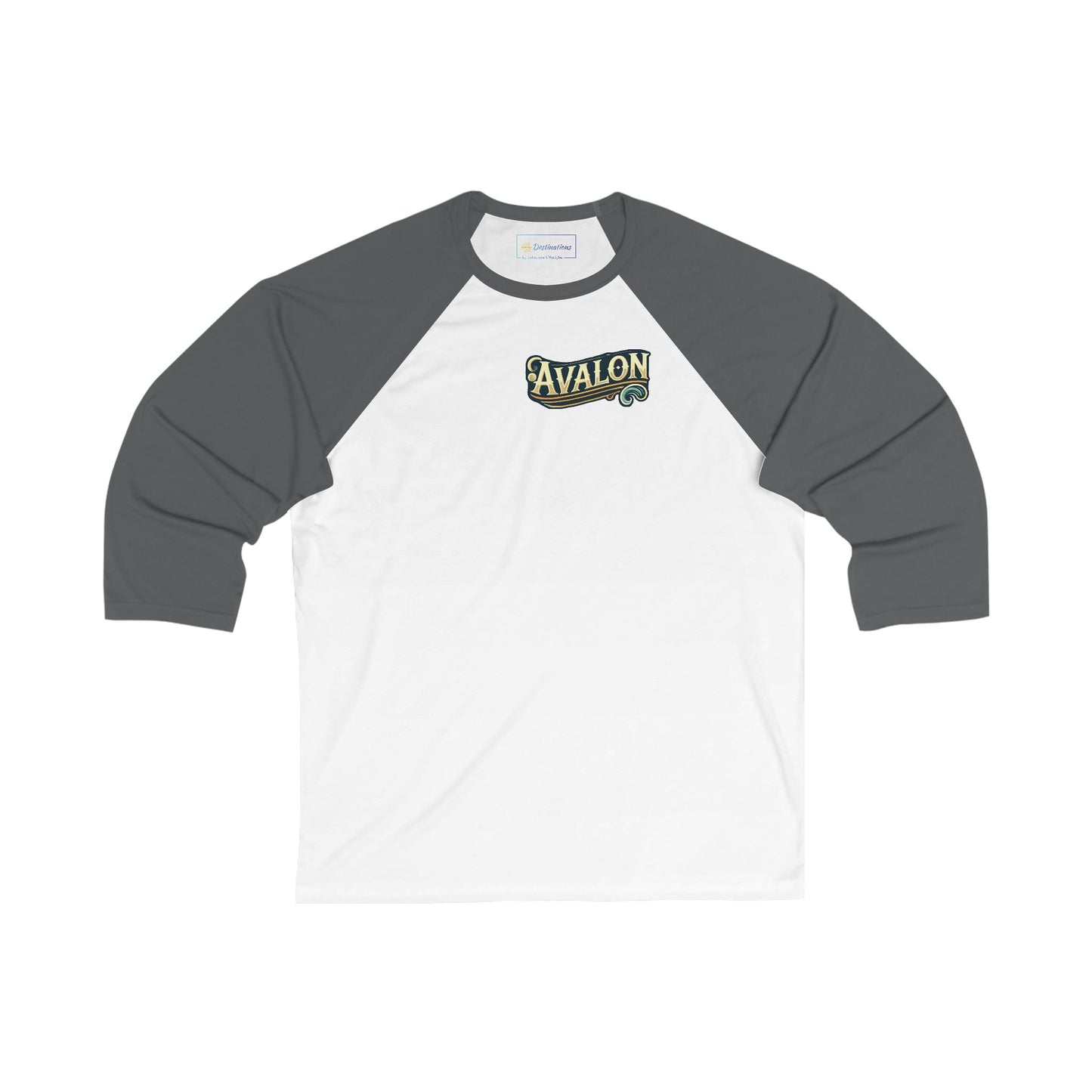Elegant Avalon Men's 3/4 Sleeve Baseball Tee