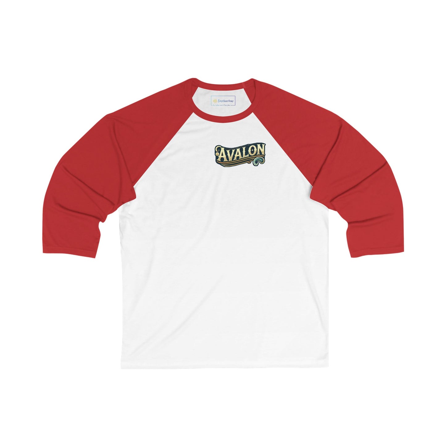 Elegant Avalon Men's 3/4 Sleeve Baseball Tee