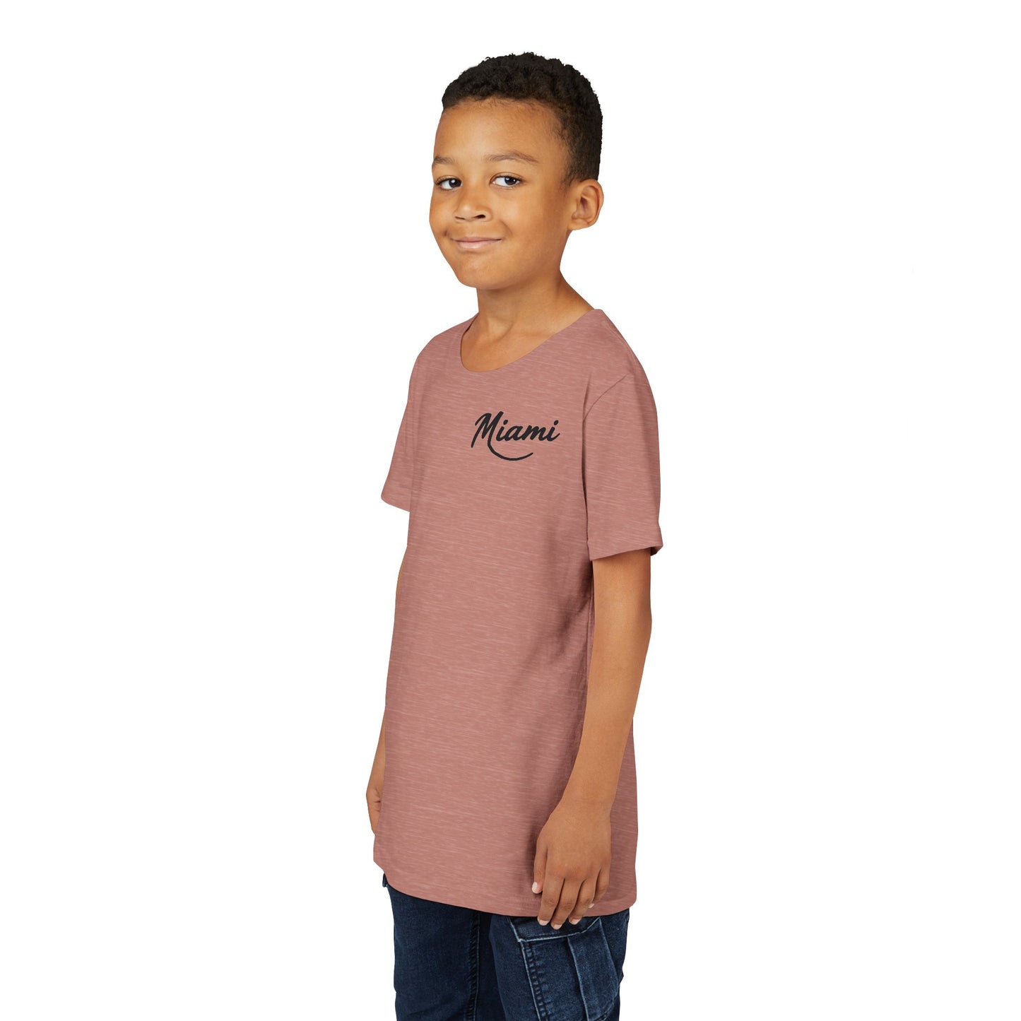Retro Miami Unisex Youth Short Sleeve Tee