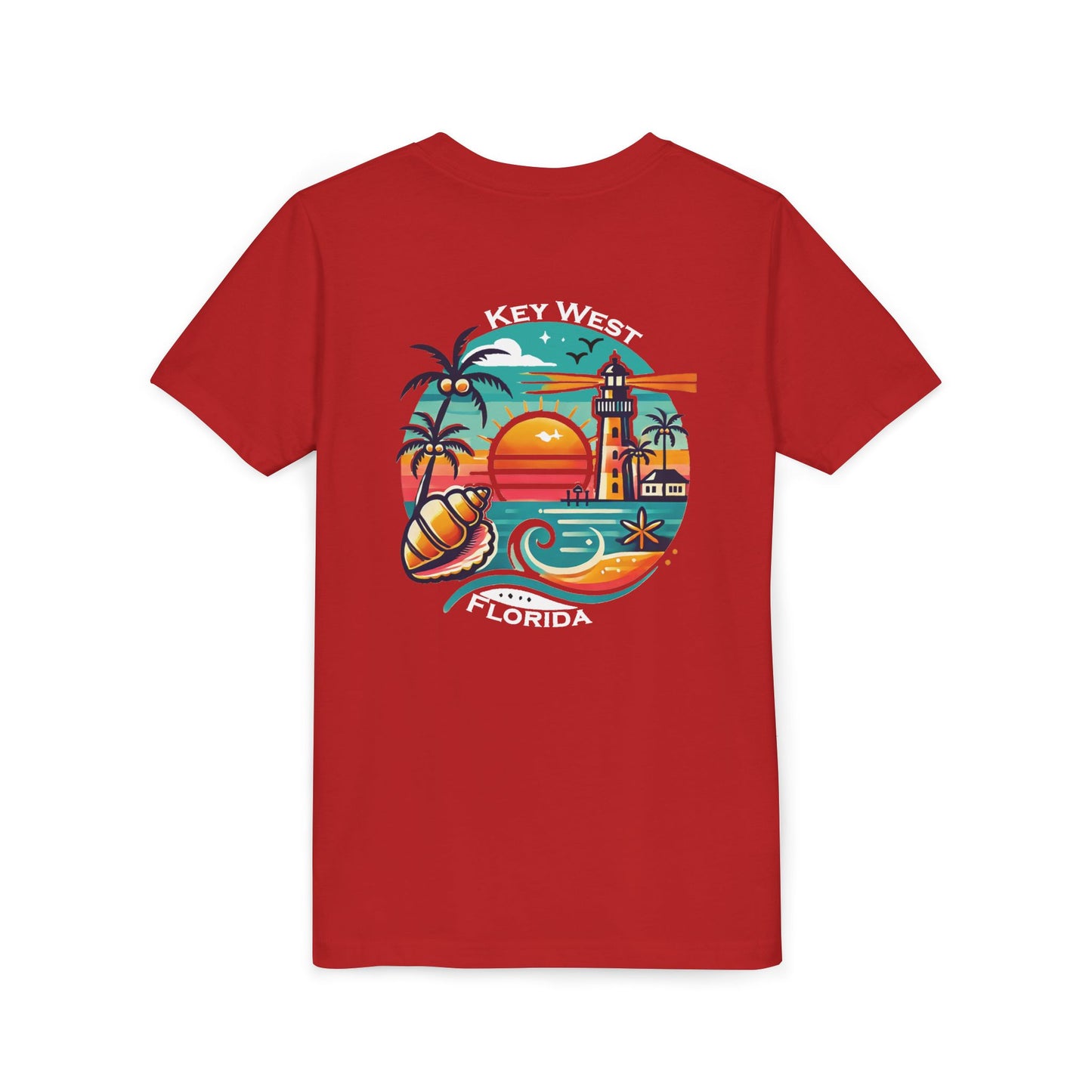 Vibrant Key West Youth Short Sleeve Tee