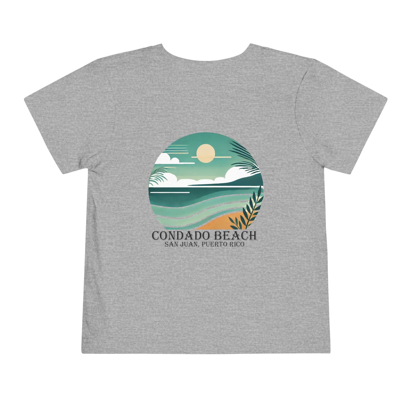 Coastal Vibes Condado Beach Unisex Toddler Short Sleeve Tee