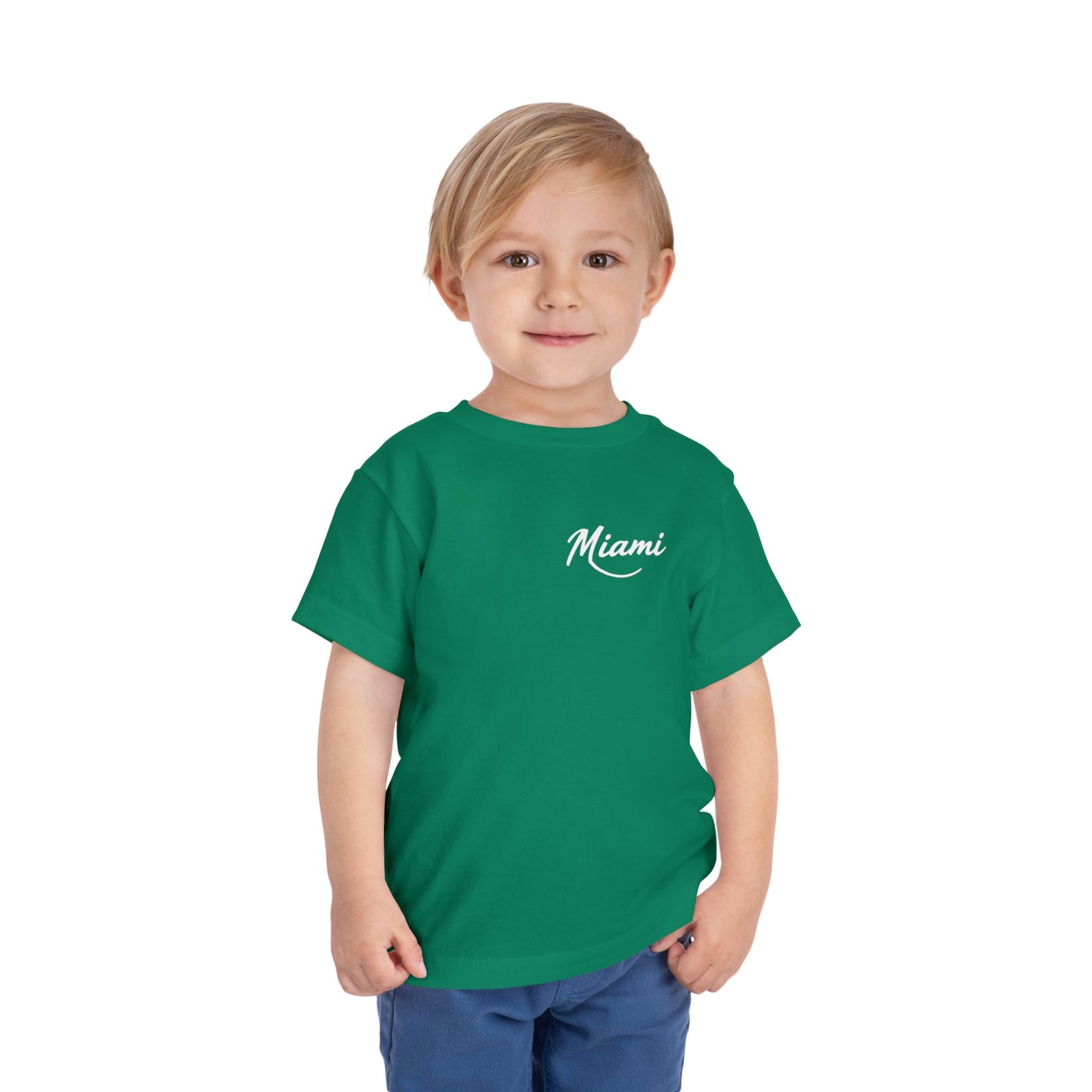 Retro Miami Unisex Toddler Short Sleeve Tee